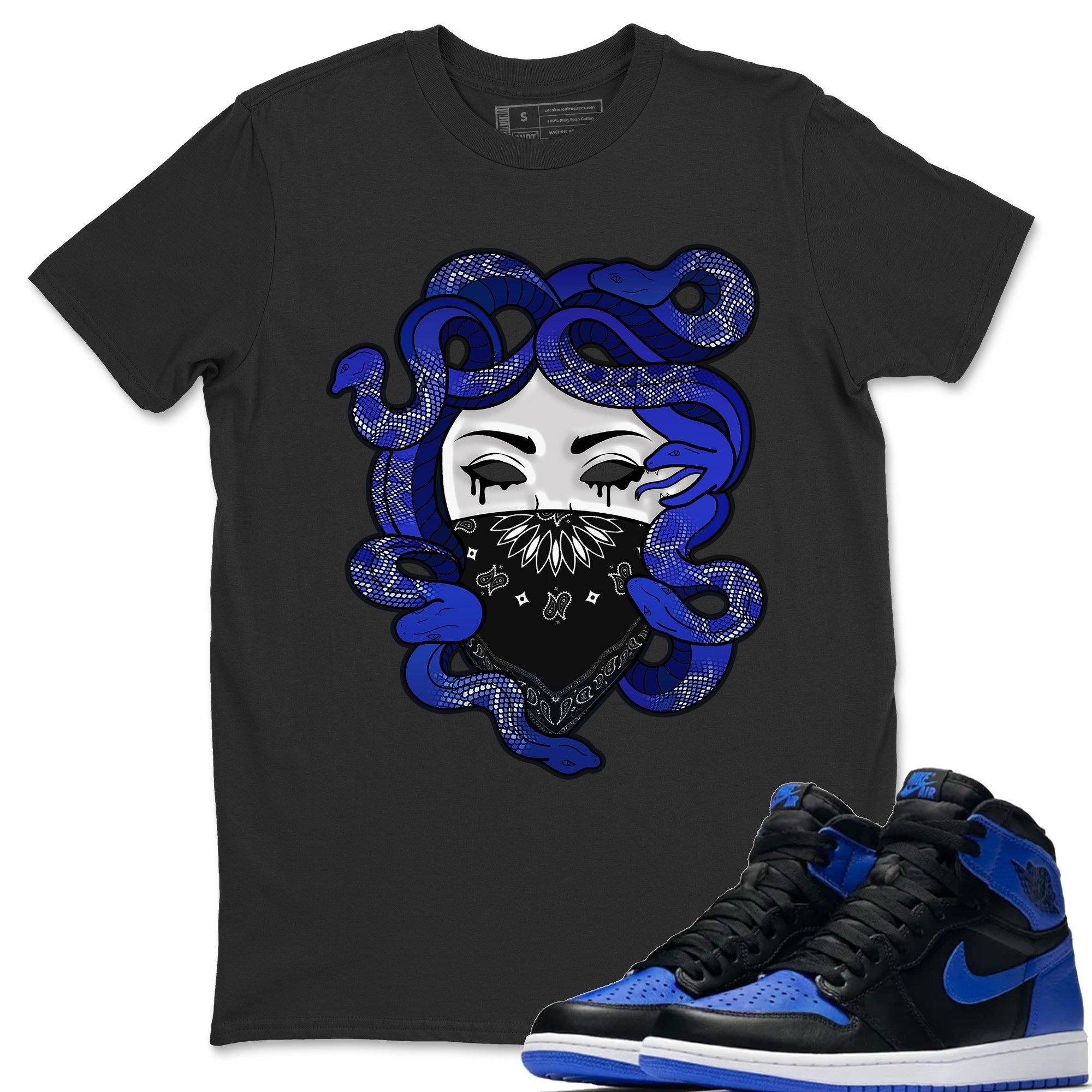 Medusa Unisex Tops - Air Jordan 1 Royal Black