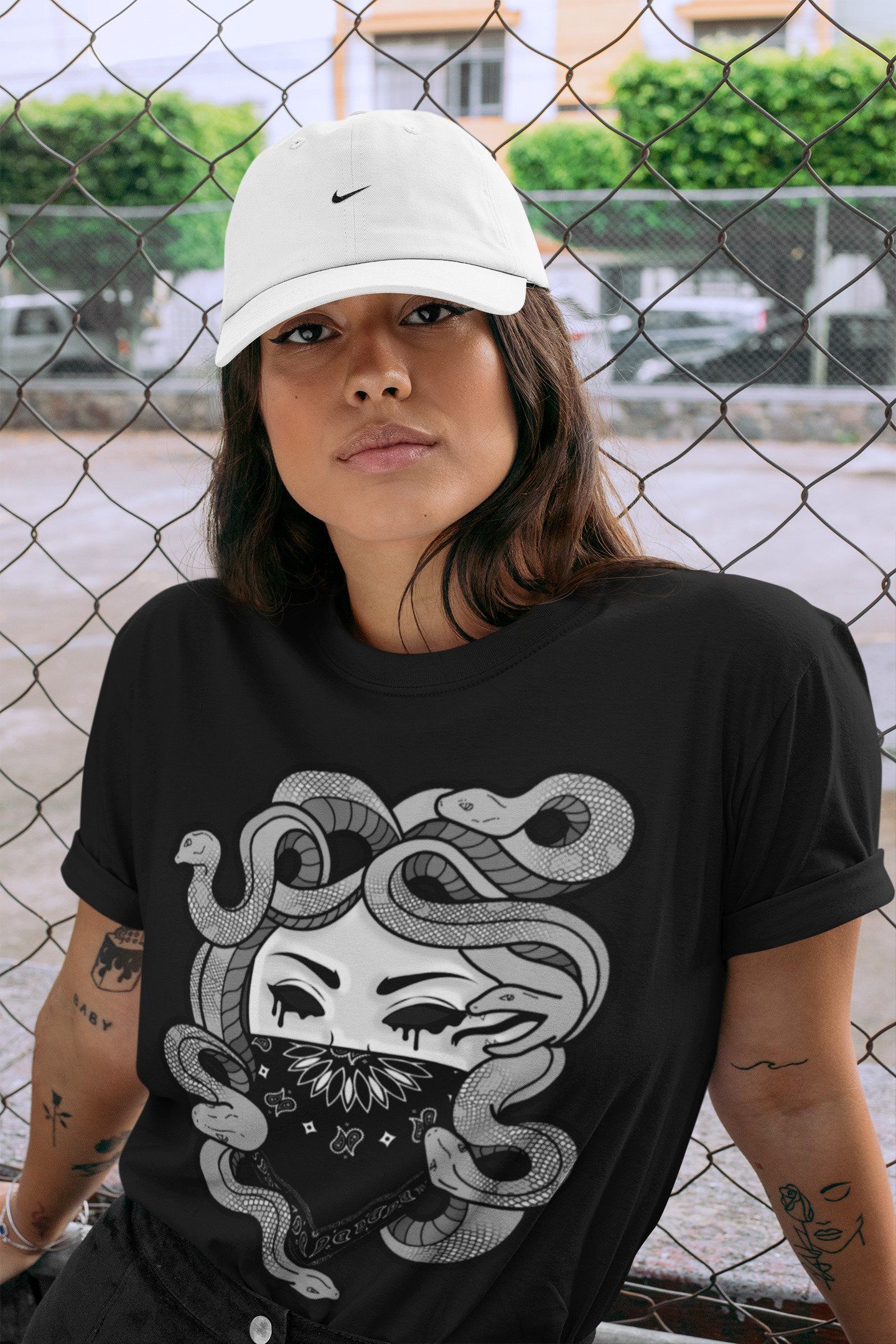 Medusa Unisex Tops - Air Jordan 1 Shadow 2.0