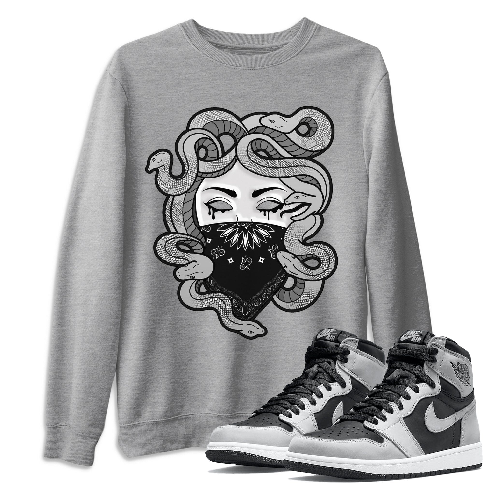 Medusa Unisex Tops - Air Jordan 1 Shadow 2.0