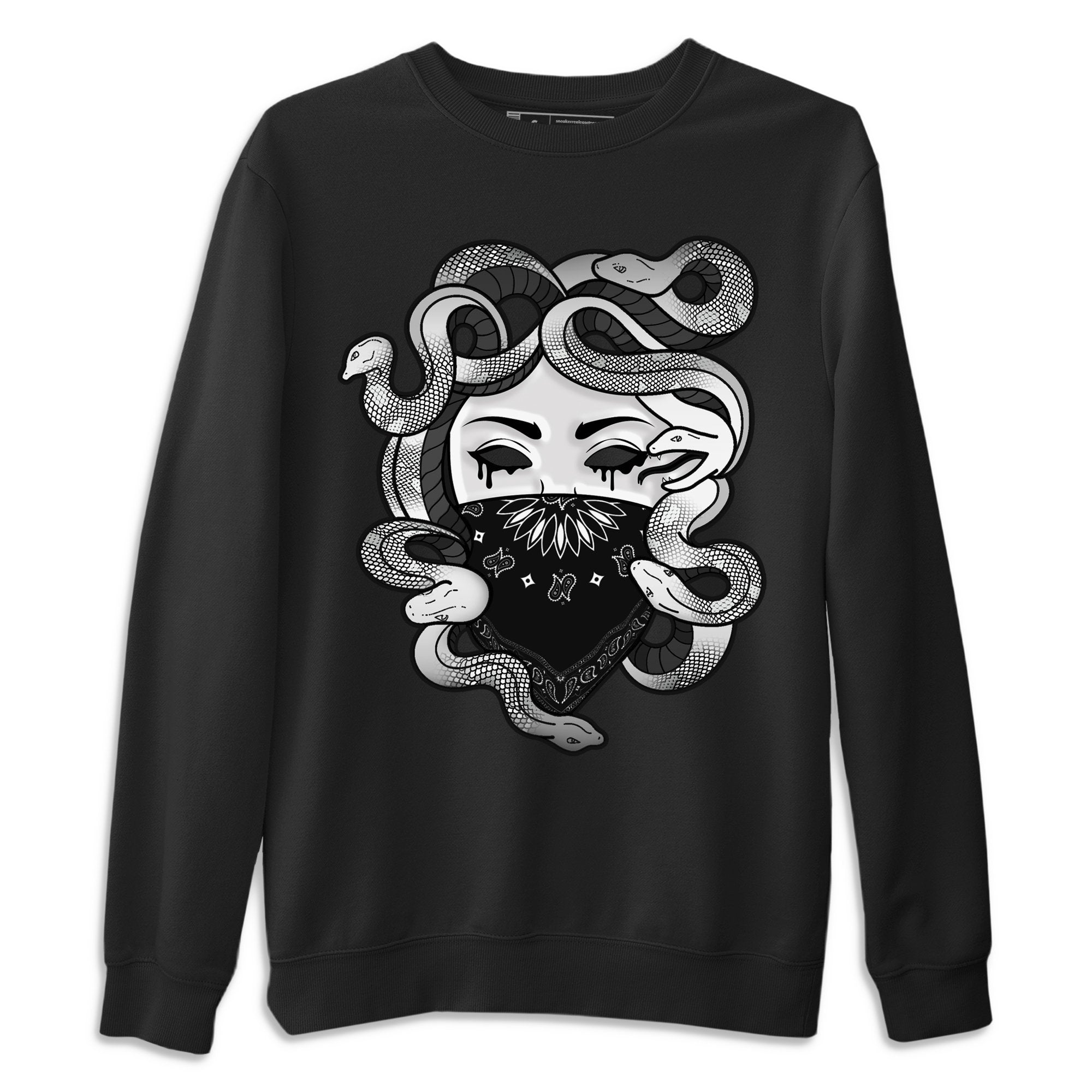Medusa Unisex Tops - Air Jordan 1 Silver Toe