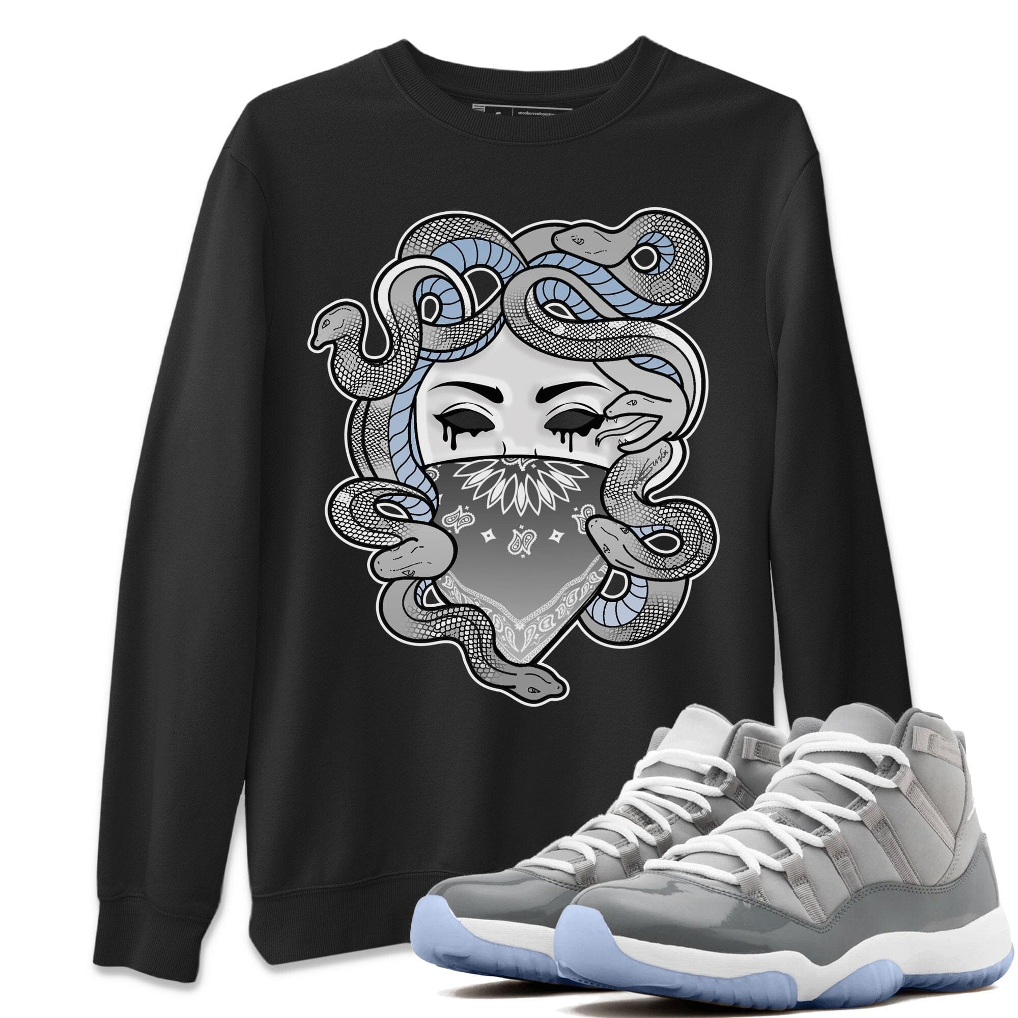 Medusa Unisex Tops - Air Jordan 11 Cool Grey