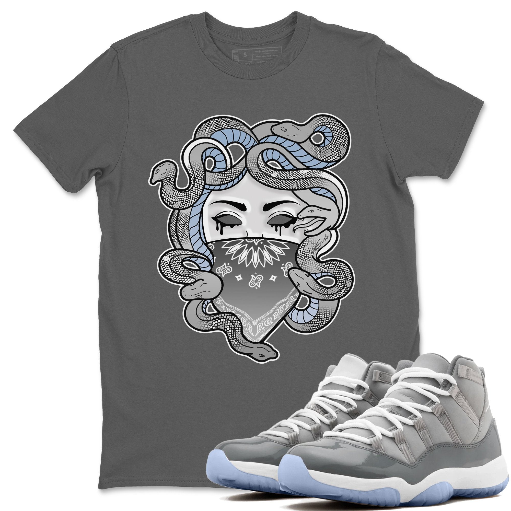 Medusa Unisex Tops - Air Jordan 11 Cool Grey