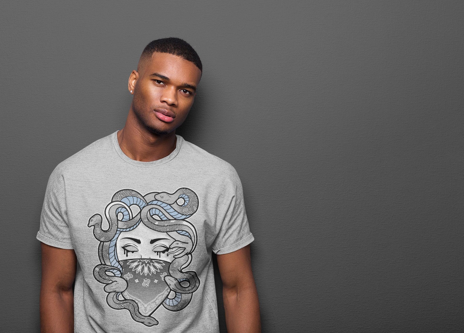 Medusa Unisex Tops - Air Jordan 11 Cool Grey
