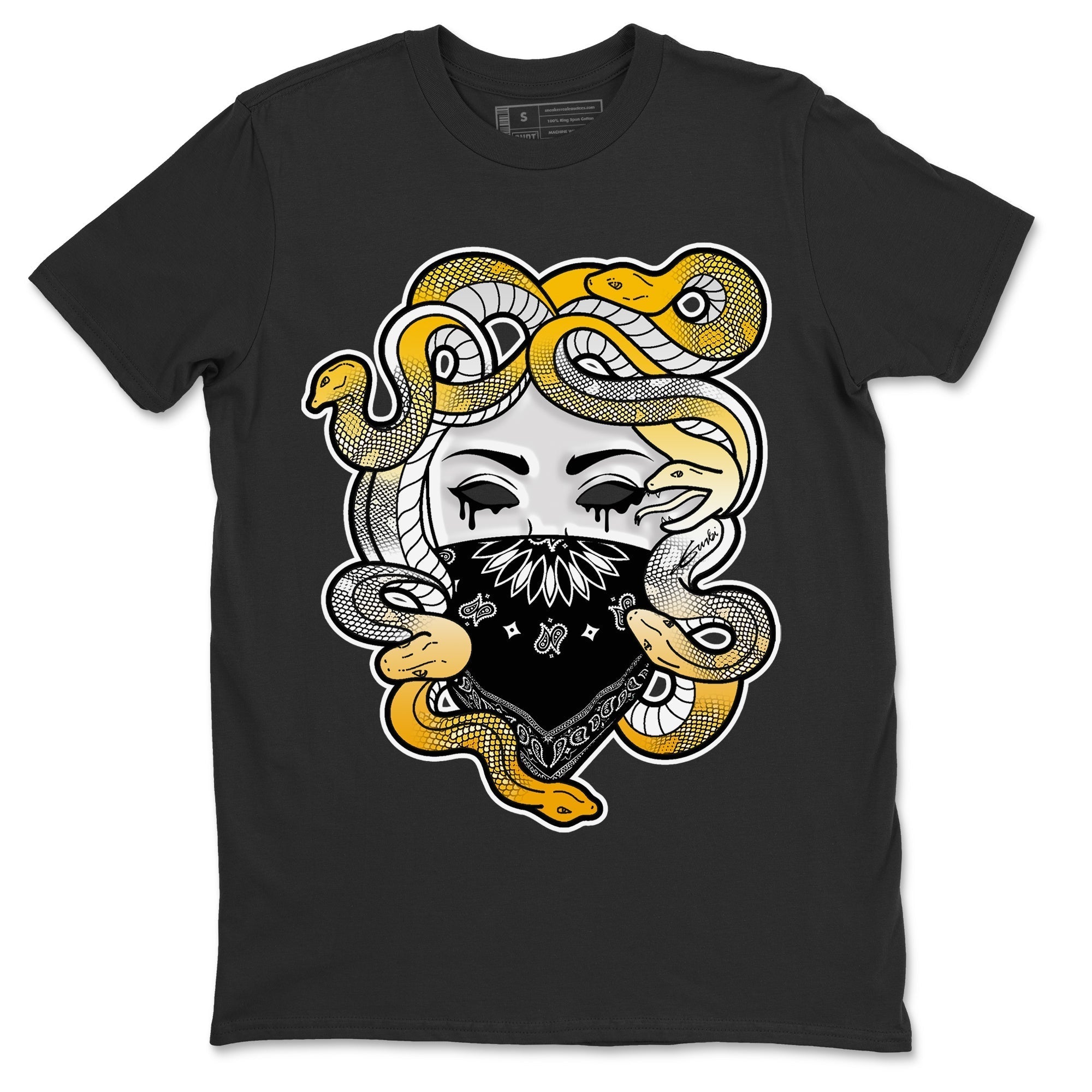 Medusa Unisex Tops - Air Jordan 11 Yellow Python
