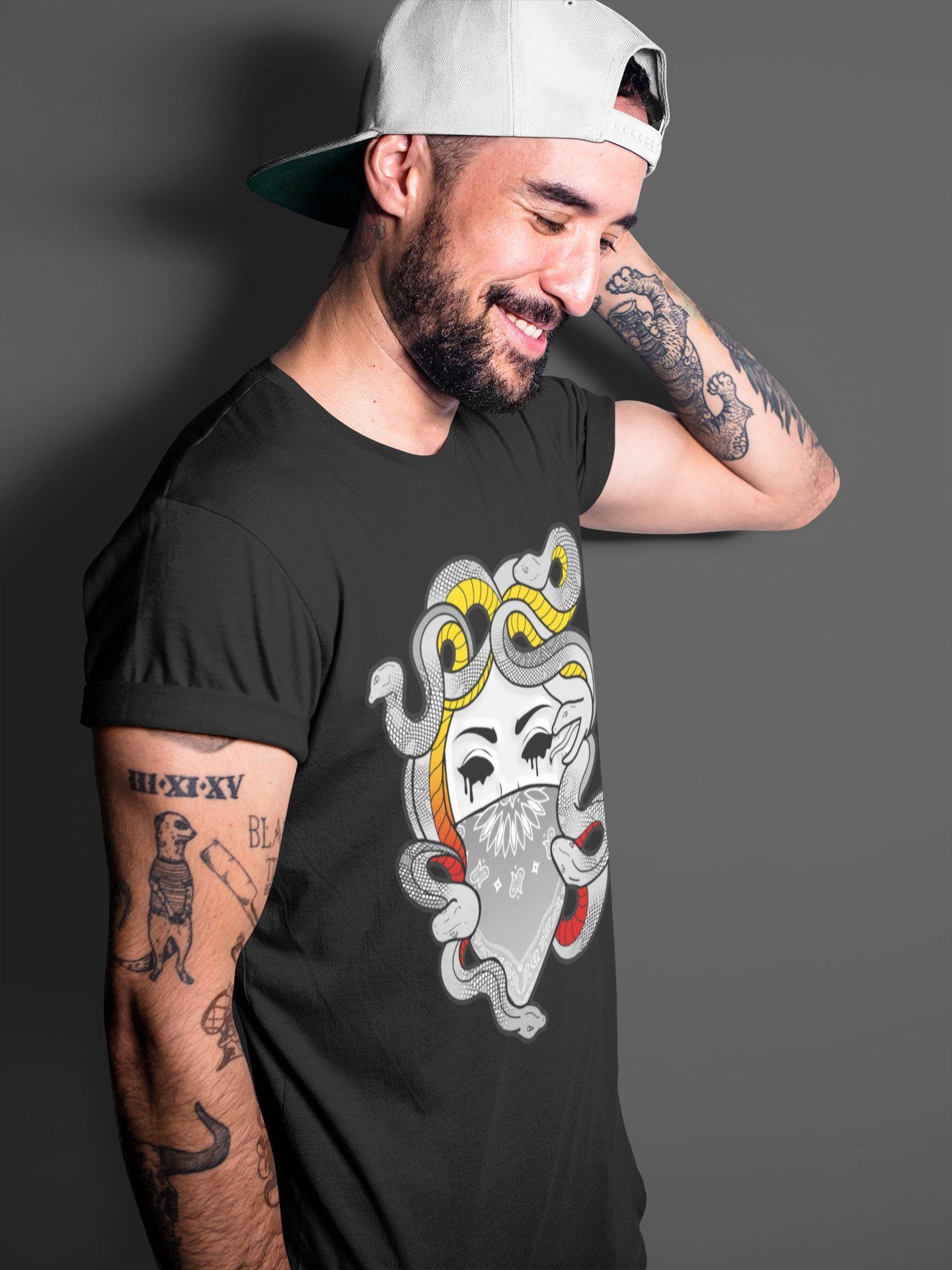 Medusa Unisex Tops - Air Jordan 3 Cool Grey