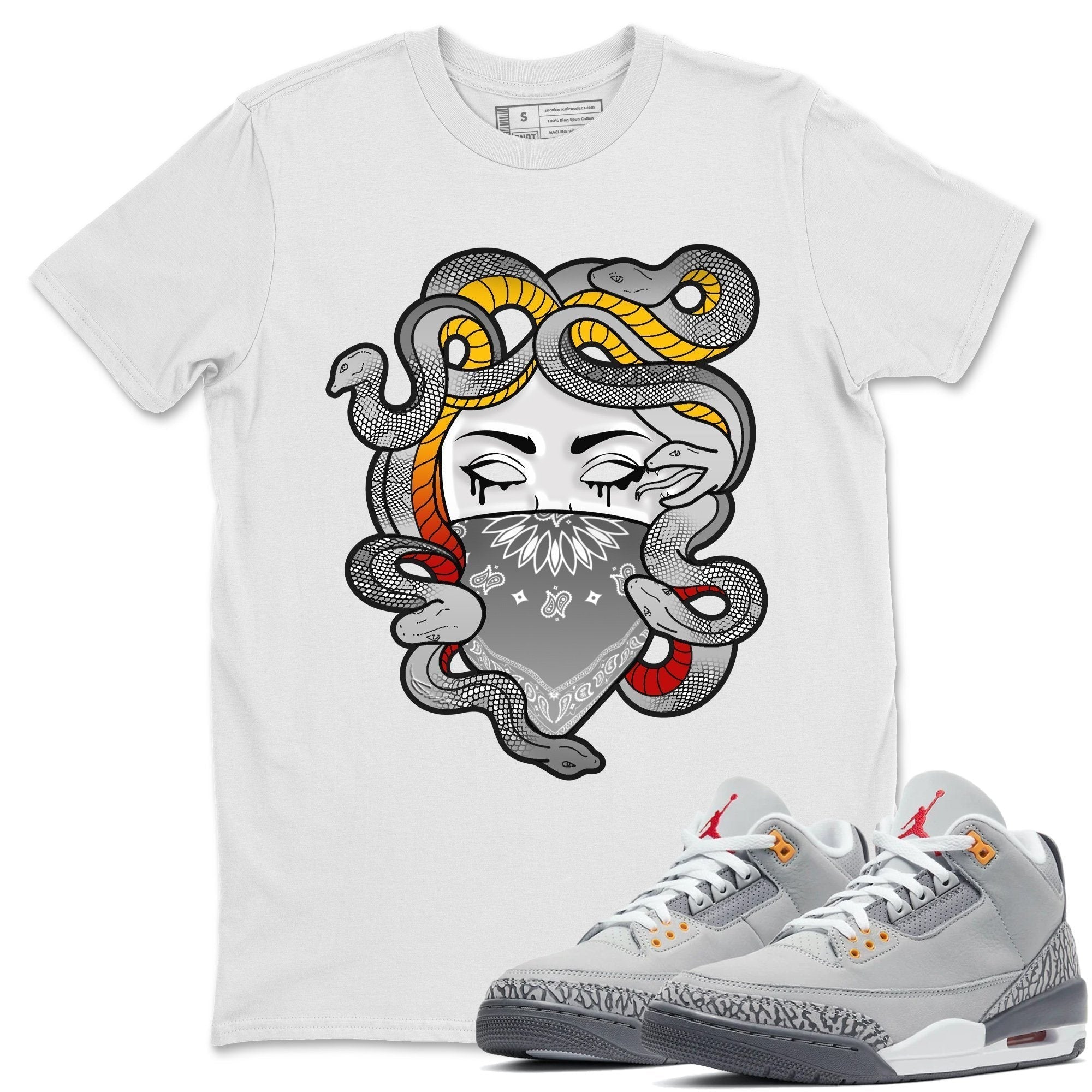 Medusa Unisex Tops - Air Jordan 3 Cool Grey