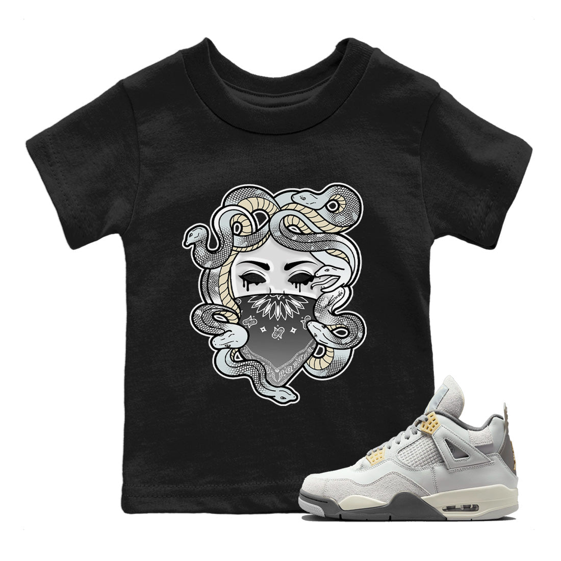 Medusa Kids Tops - Air Jordan 4 Craft