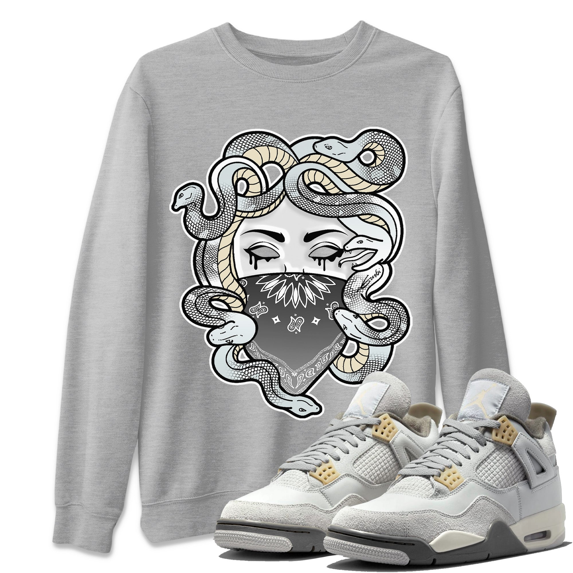 Medusa Unisex Tops - Air Jordan 4 Craft