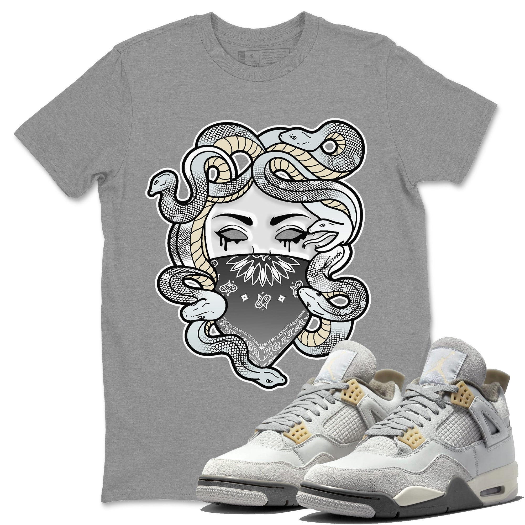 Medusa Unisex Tops - Air Jordan 4 Craft