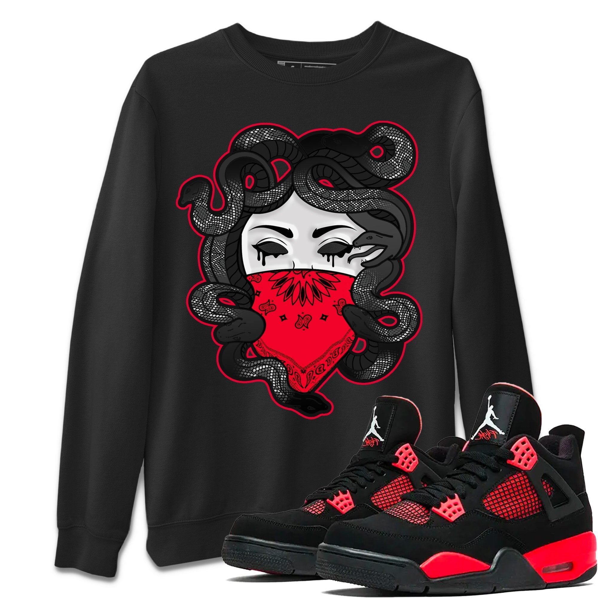 Medusa Unisex Tops - Air Jordan 4 Red Thunder