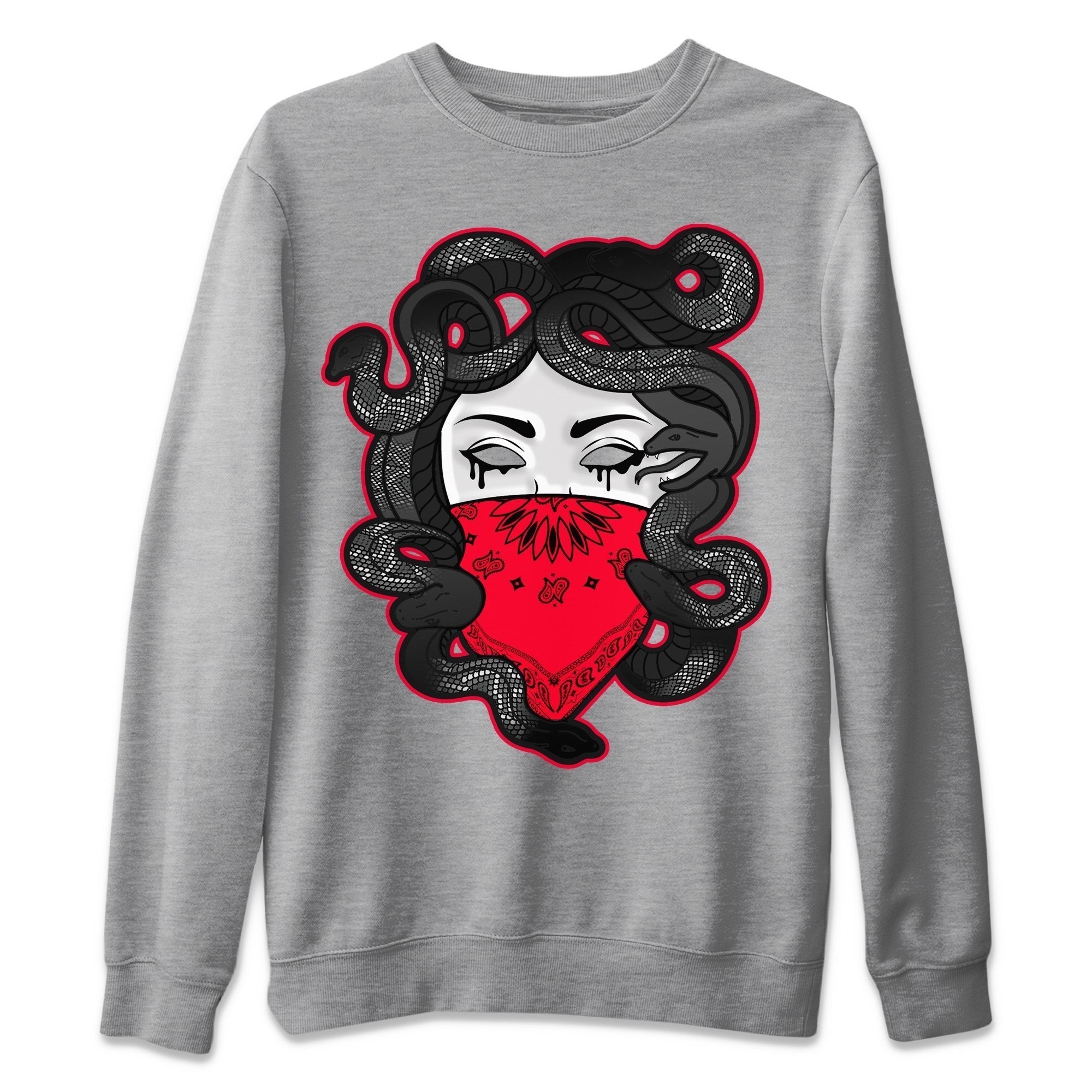 Medusa Unisex Tops - Air Jordan 4 Red Thunder