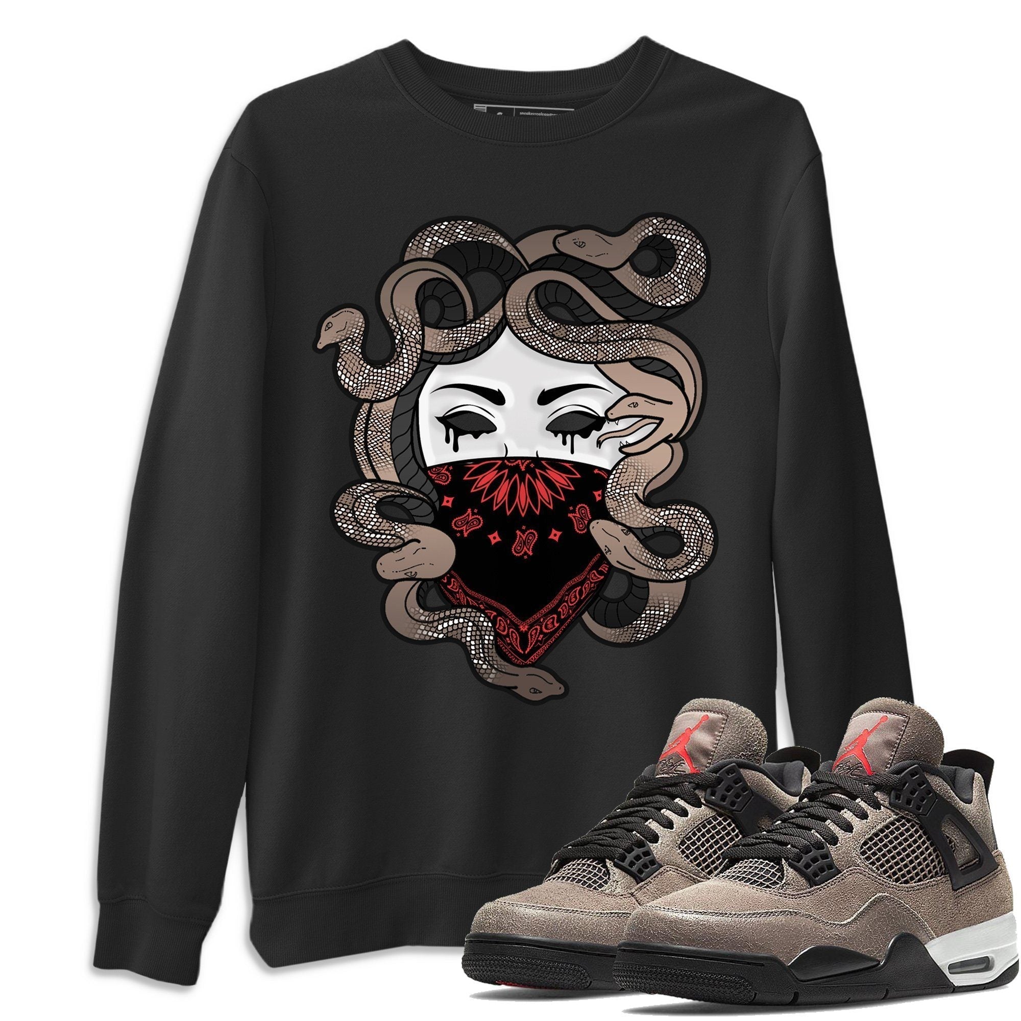 Medusa Unisex Tops - Air Jordan 4 Taupe Haze