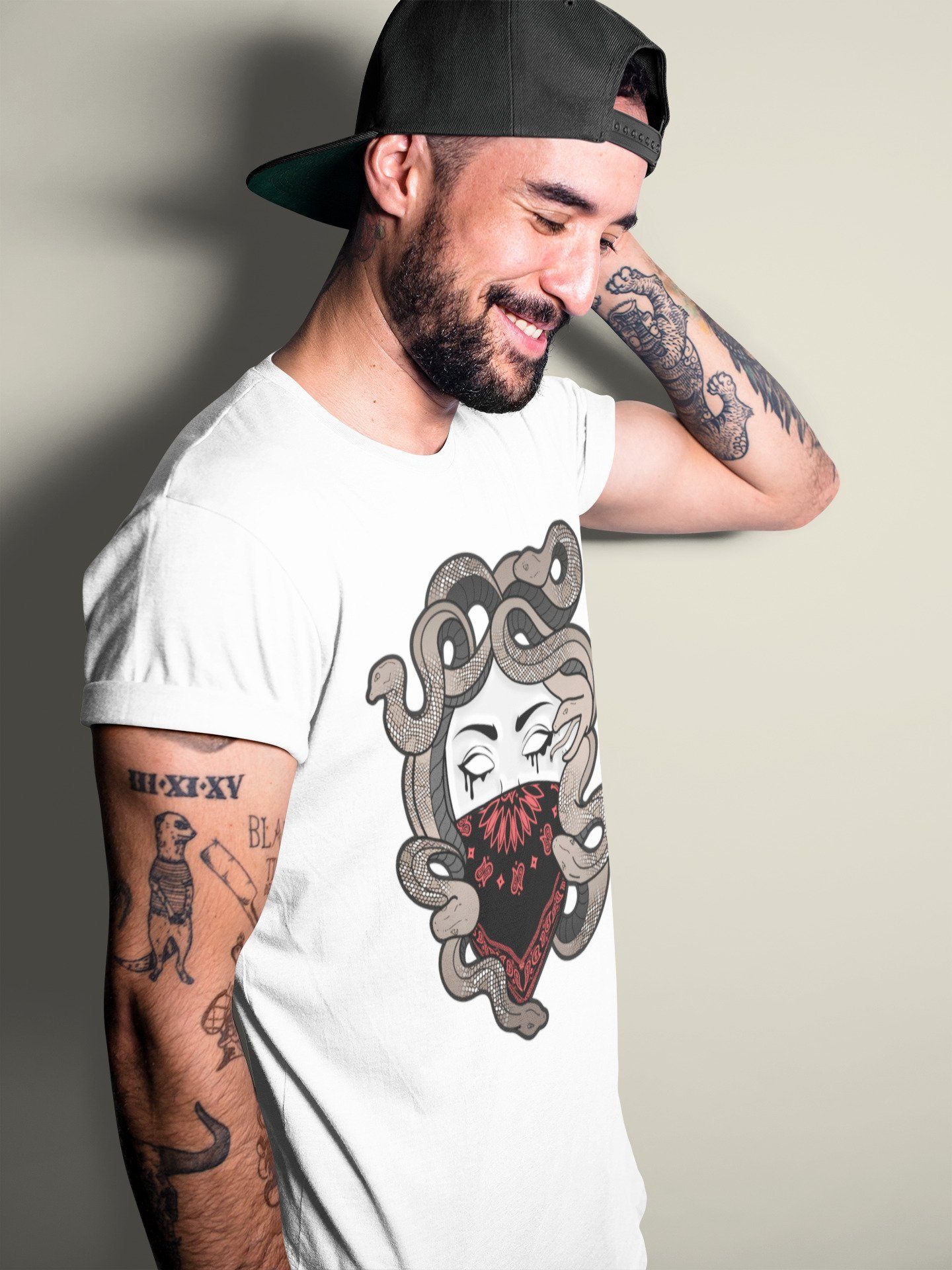 Medusa Unisex Tops - Air Jordan 4 Taupe Haze