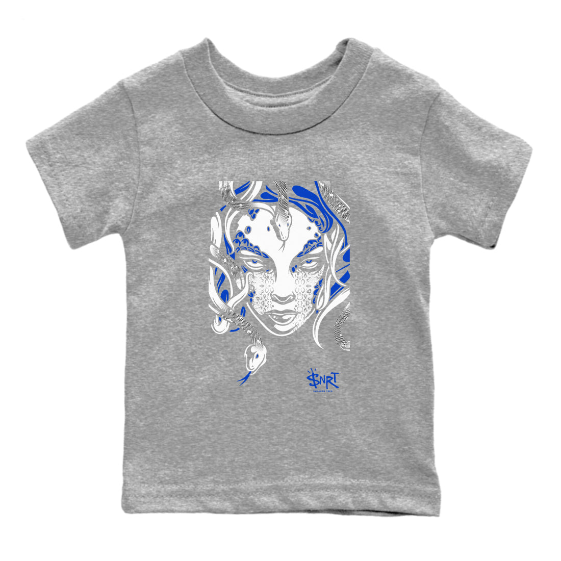 Medusa Head snkmatch Tees Kids - Air Jordan 12 Blueberry