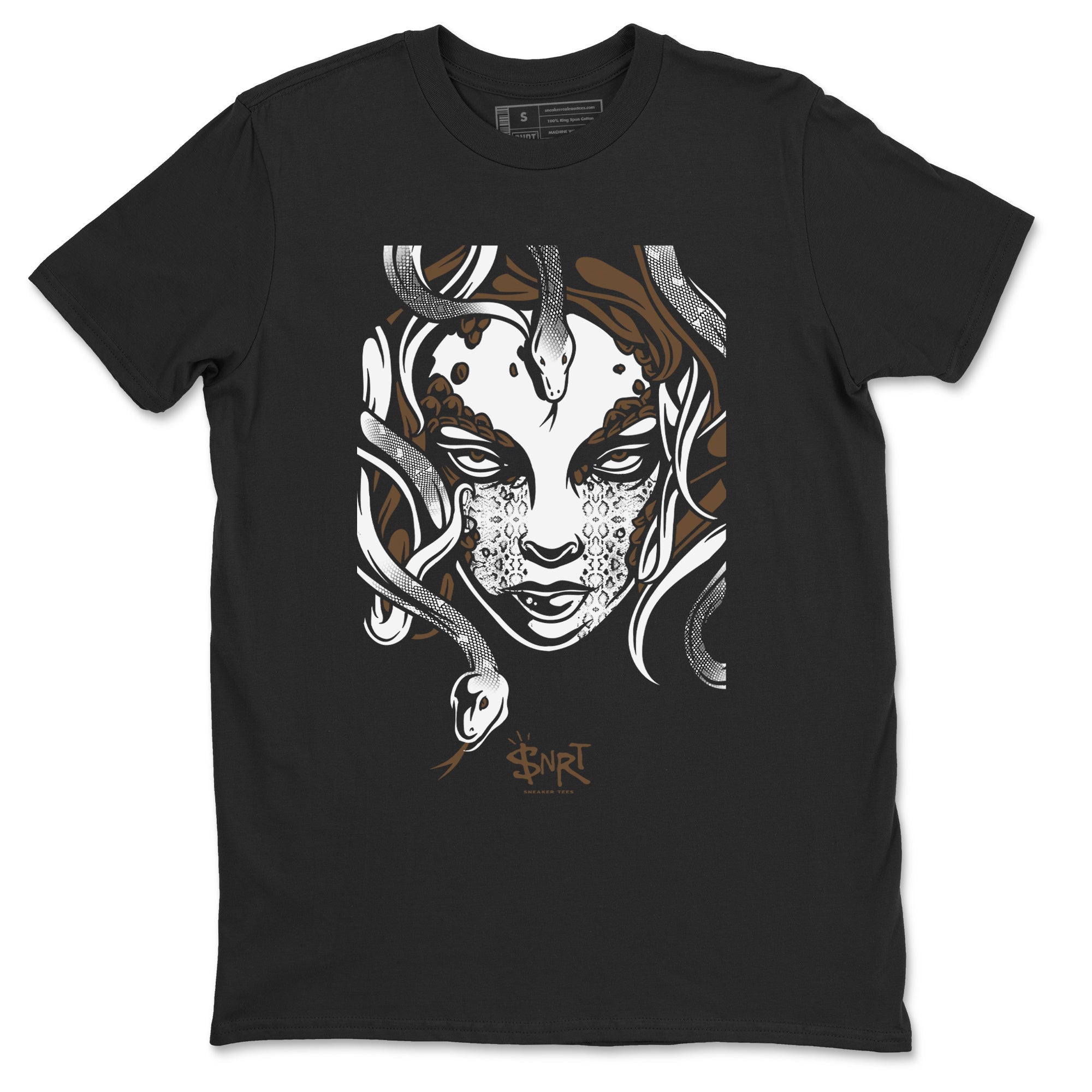 Medusa Head snkmatch Tees - Jordan Jumpman Jack Travis Scott Dark Mocha