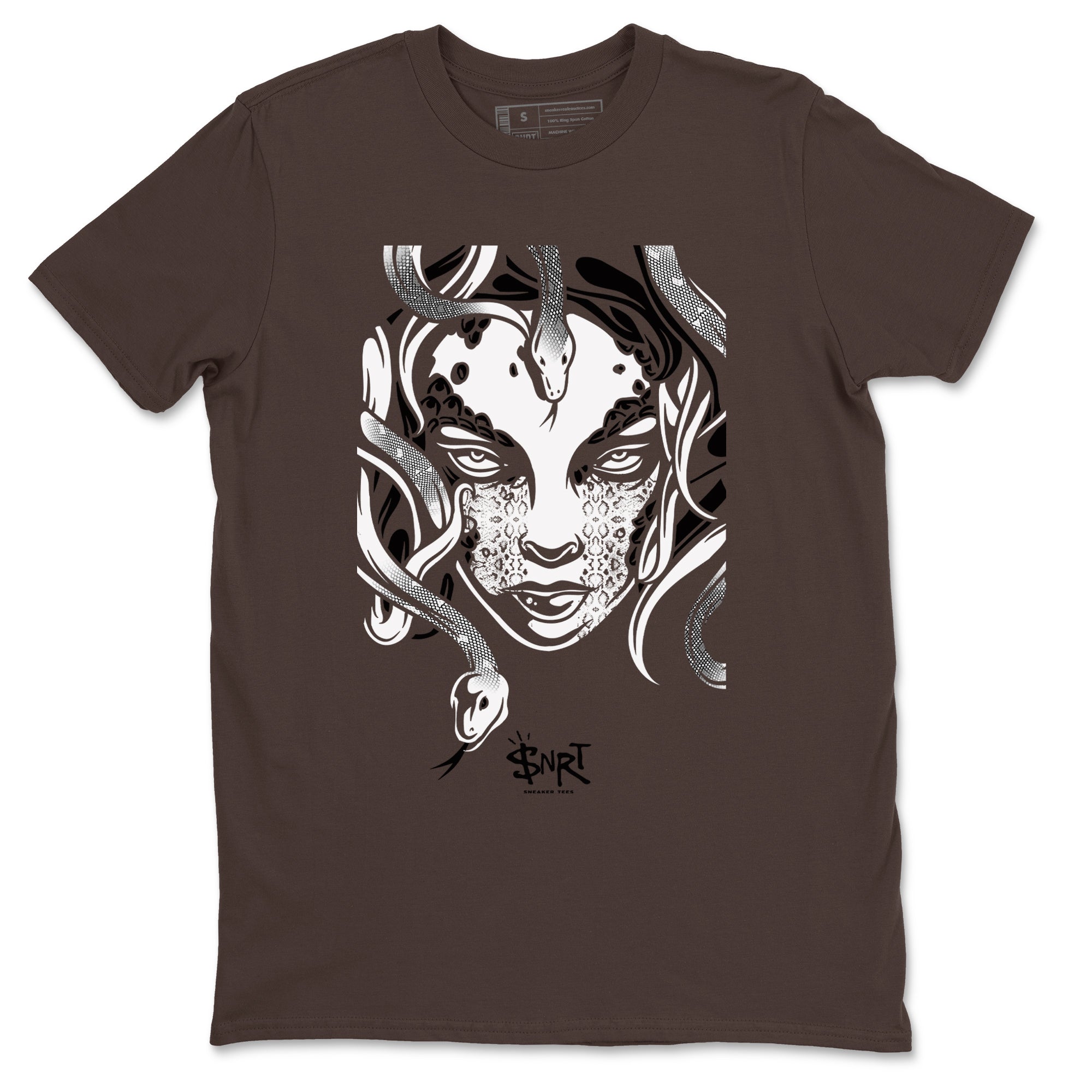 Medusa Head snkmatch Tees - Jordan Jumpman Jack Travis Scott Dark Mocha