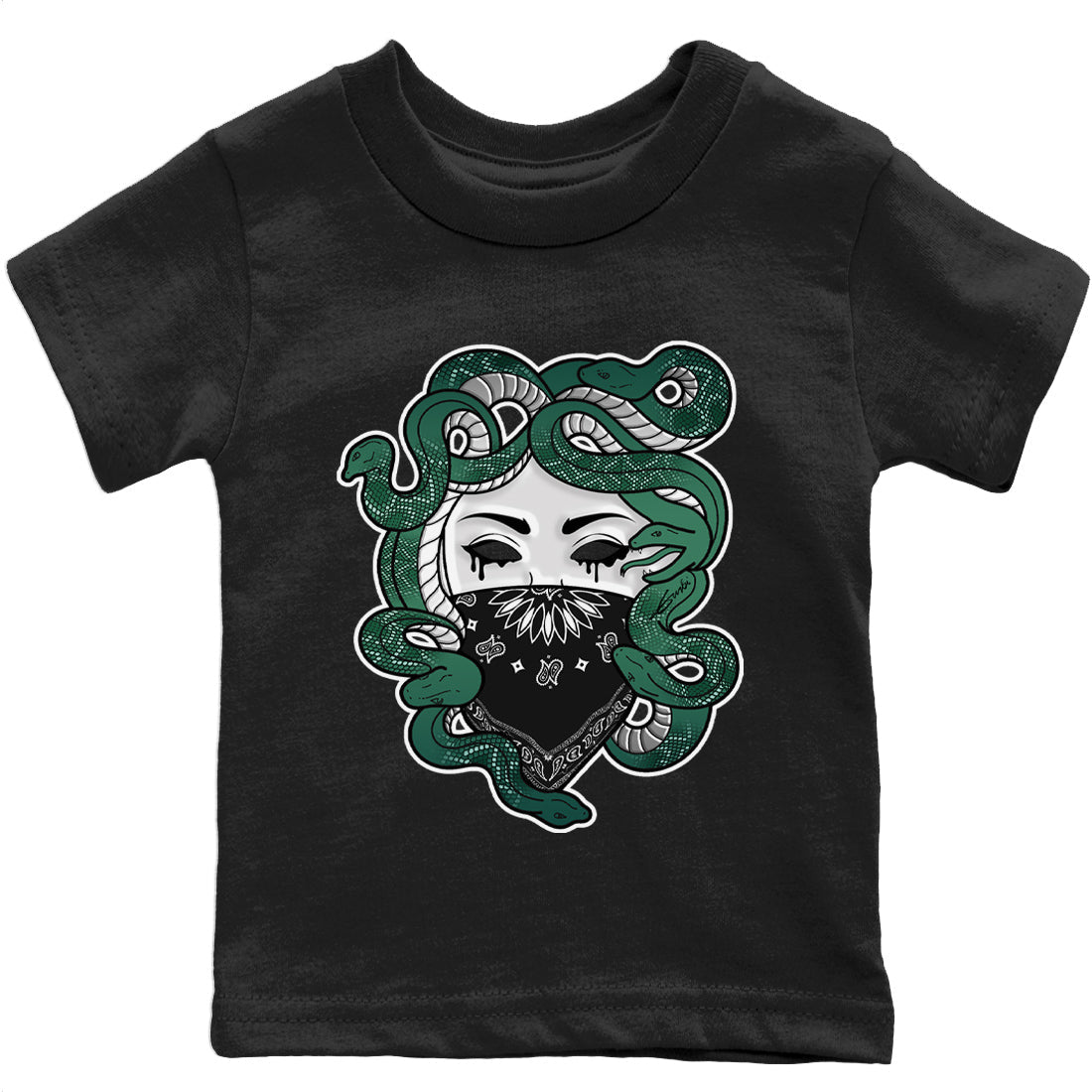 Medusa Kids Tops - Air Jordan 1 Gorge Green