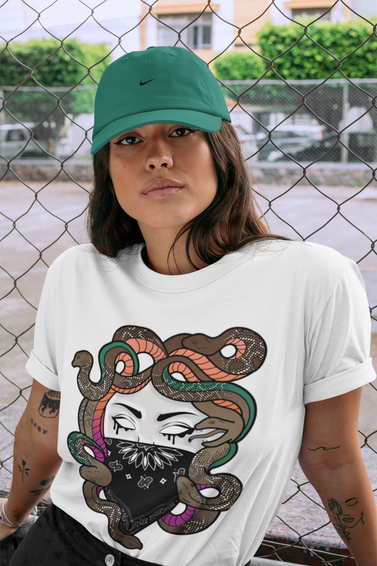 Medusa Unisex Tops - Air Jordan 1 Hand Crafted