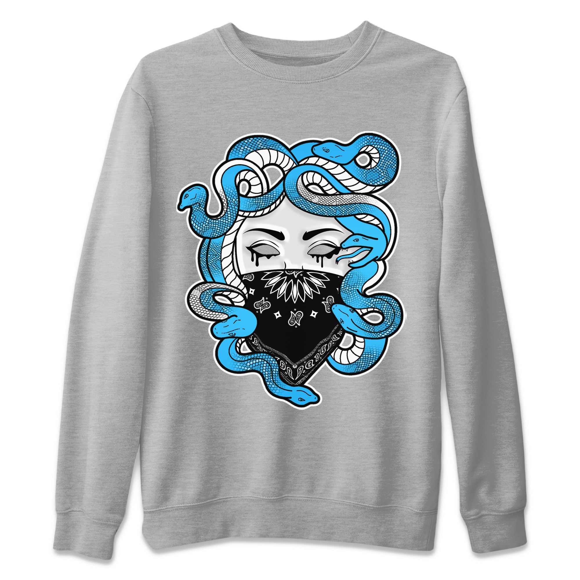 Medusa Unisex Tops - Air Jordan 1 Powder Blue