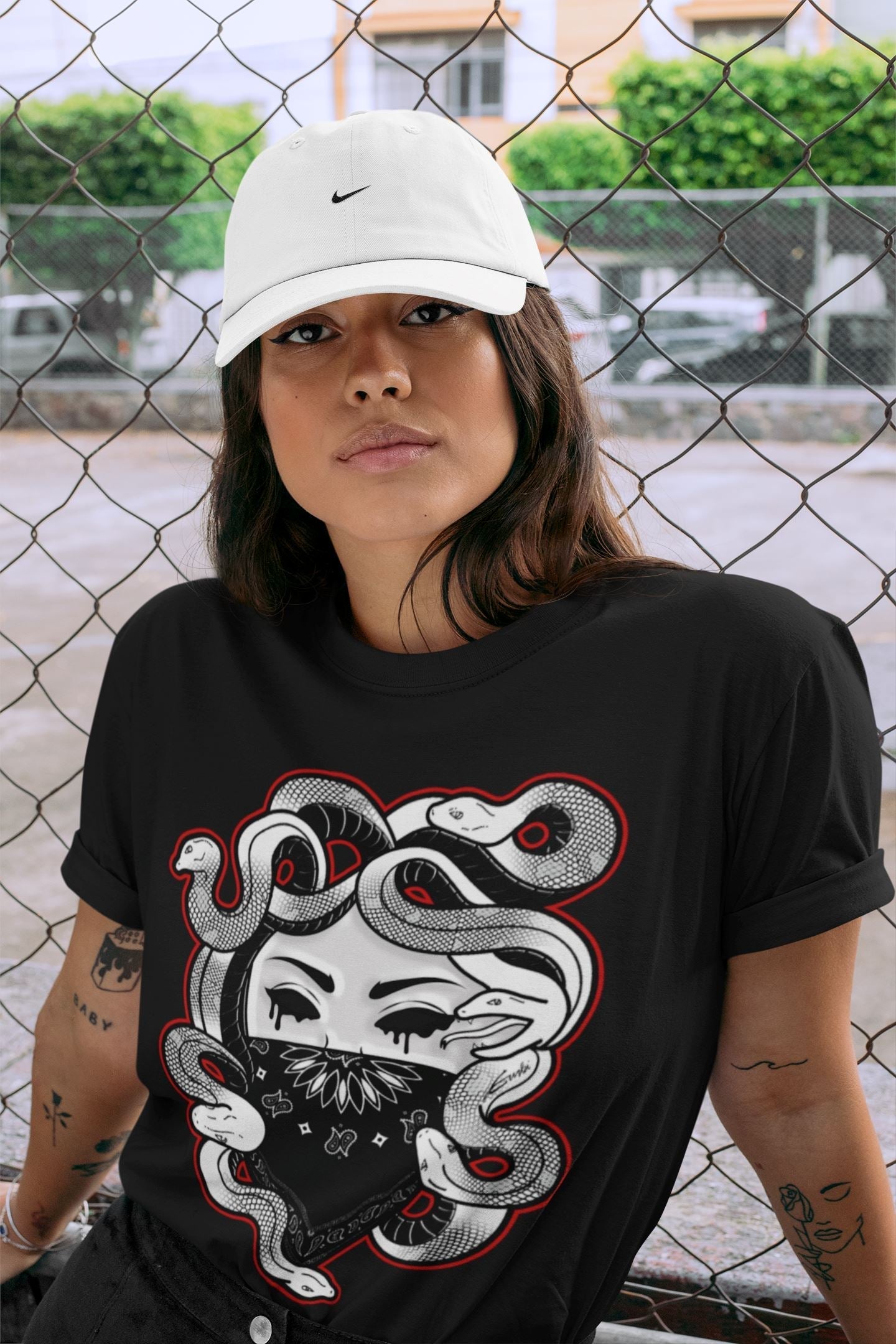 Medusa Unisex Tops - Air Jordan 12 Playoffs
