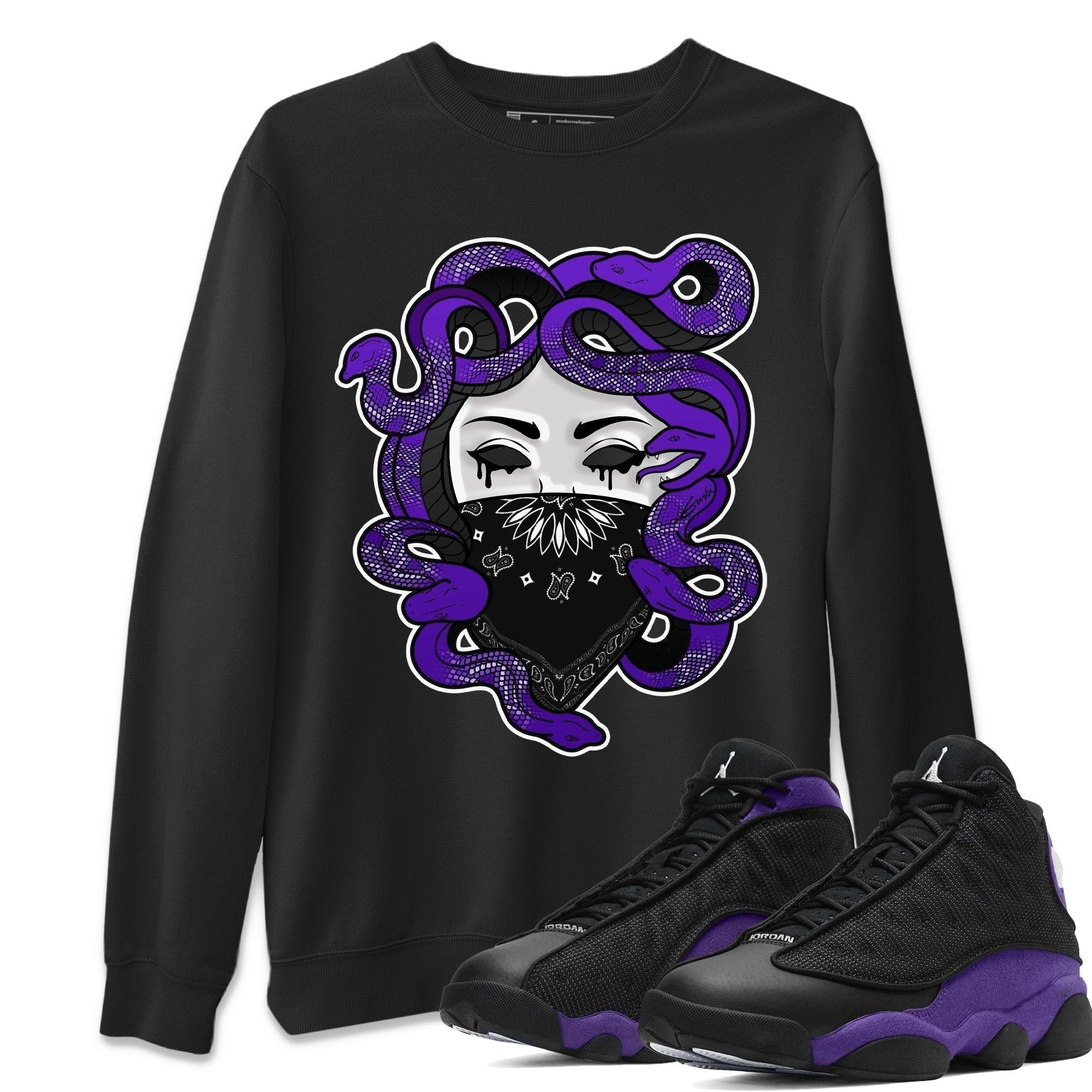 Medusa Unisex Tops - Air Jordan 13 Court Purple