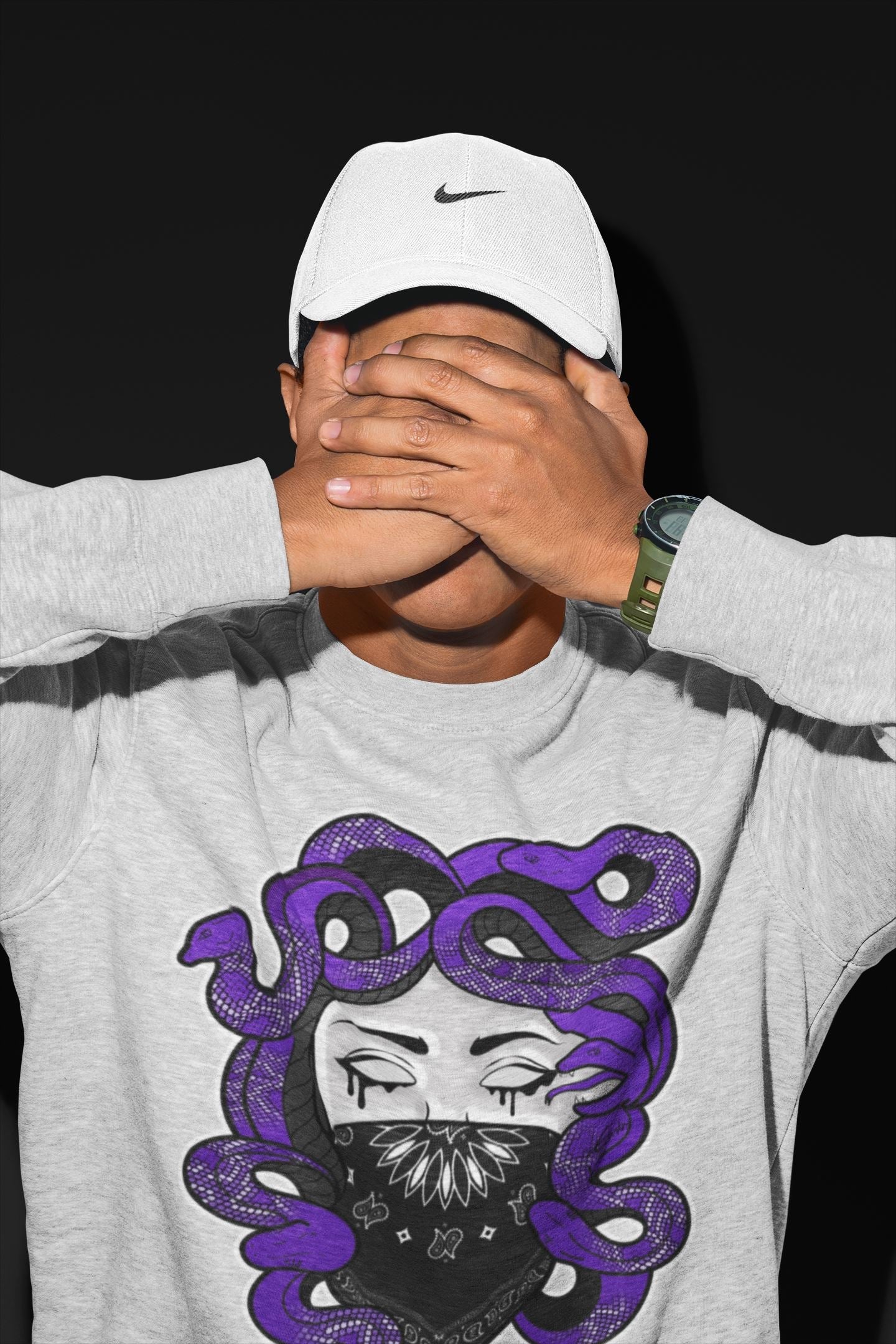Medusa Unisex Tops - Air Jordan 13 Court Purple