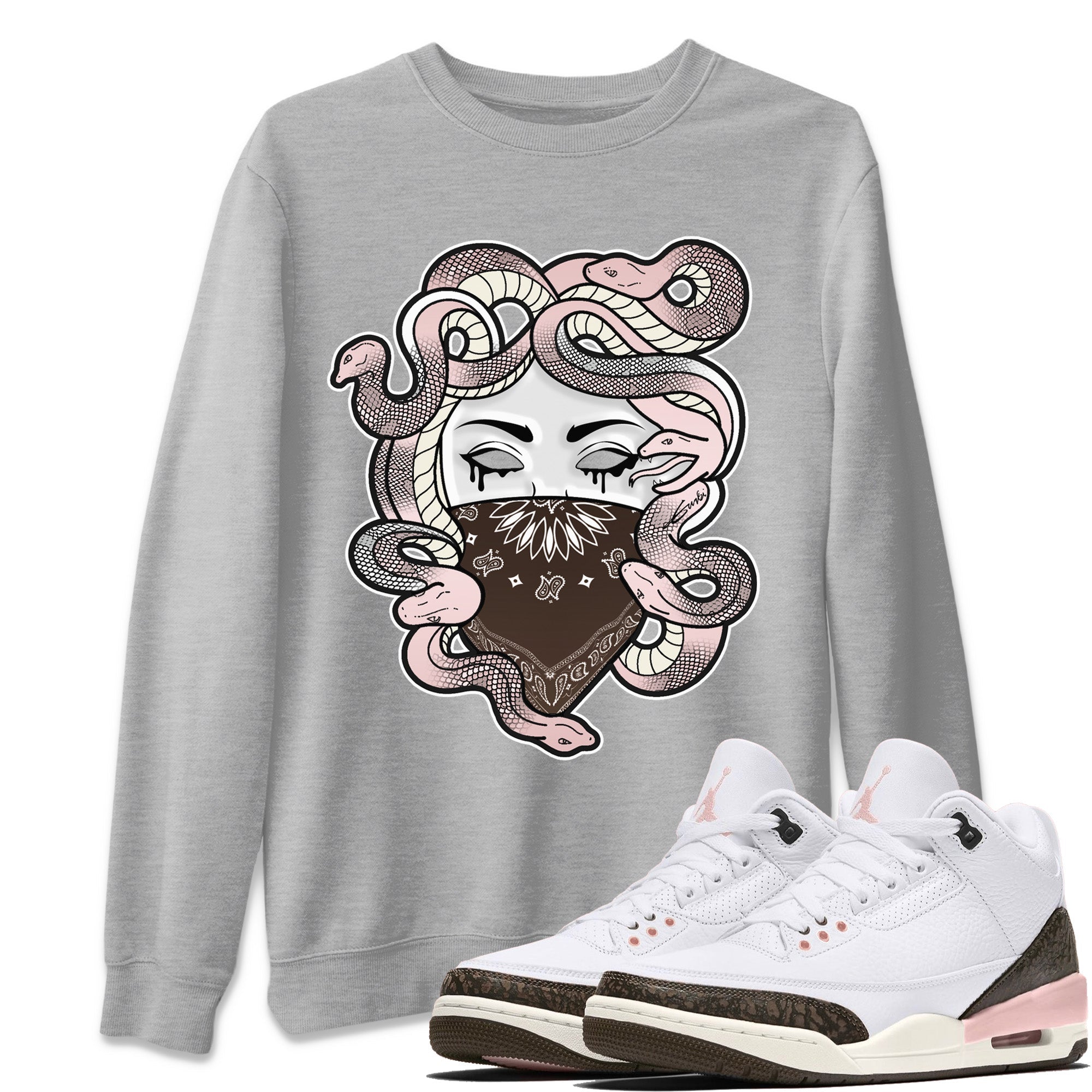 Medusa Unisex Tops - Air Jordan 3 Atmosphere