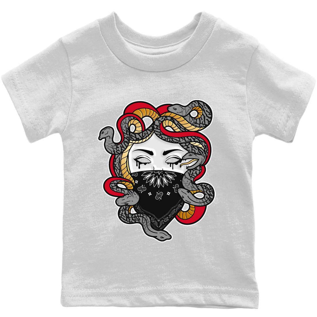 Medusa Kids Tops - Air Jordan 3 Black Gold