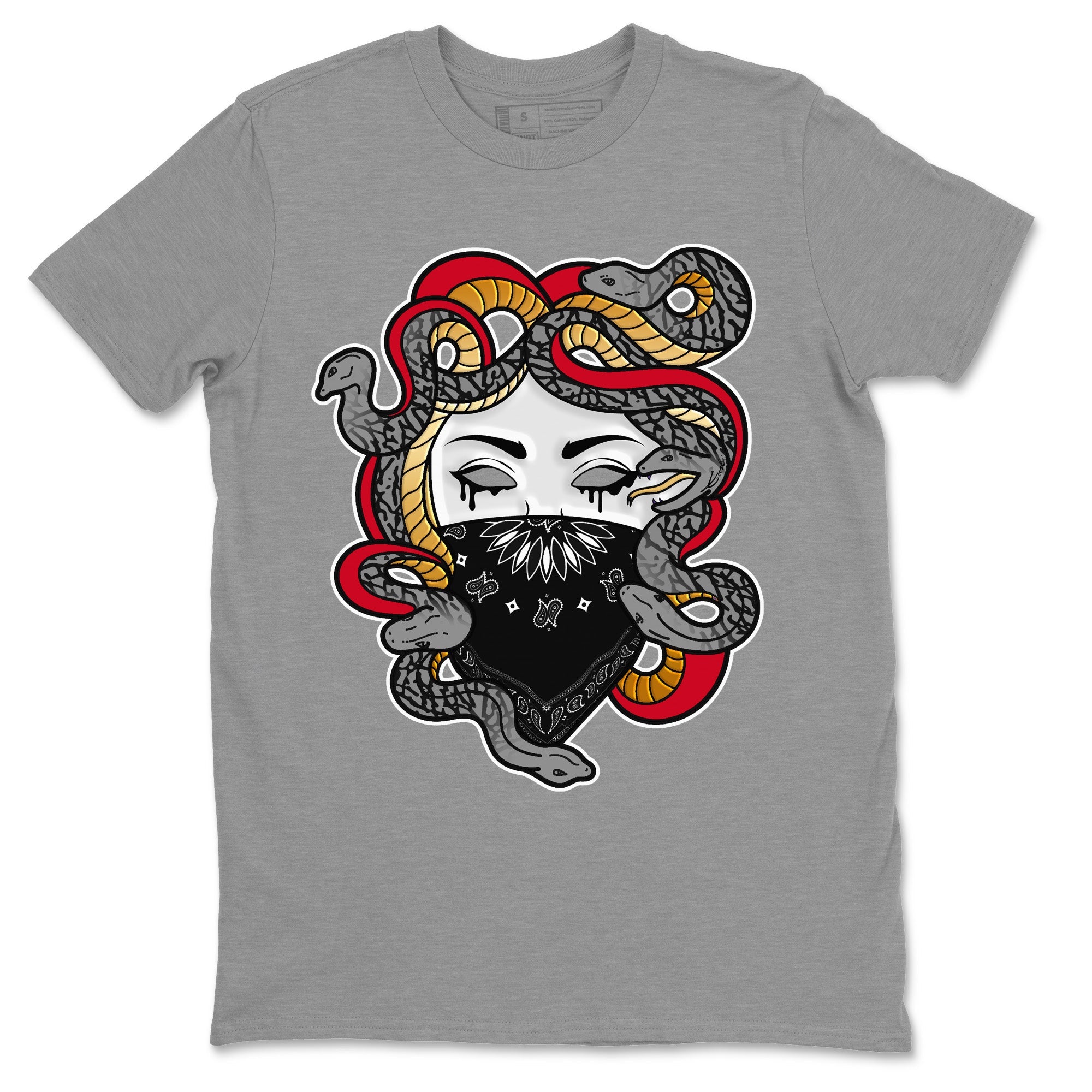 Medusa Unisex Tops - Air Jordan 3 Black Gold