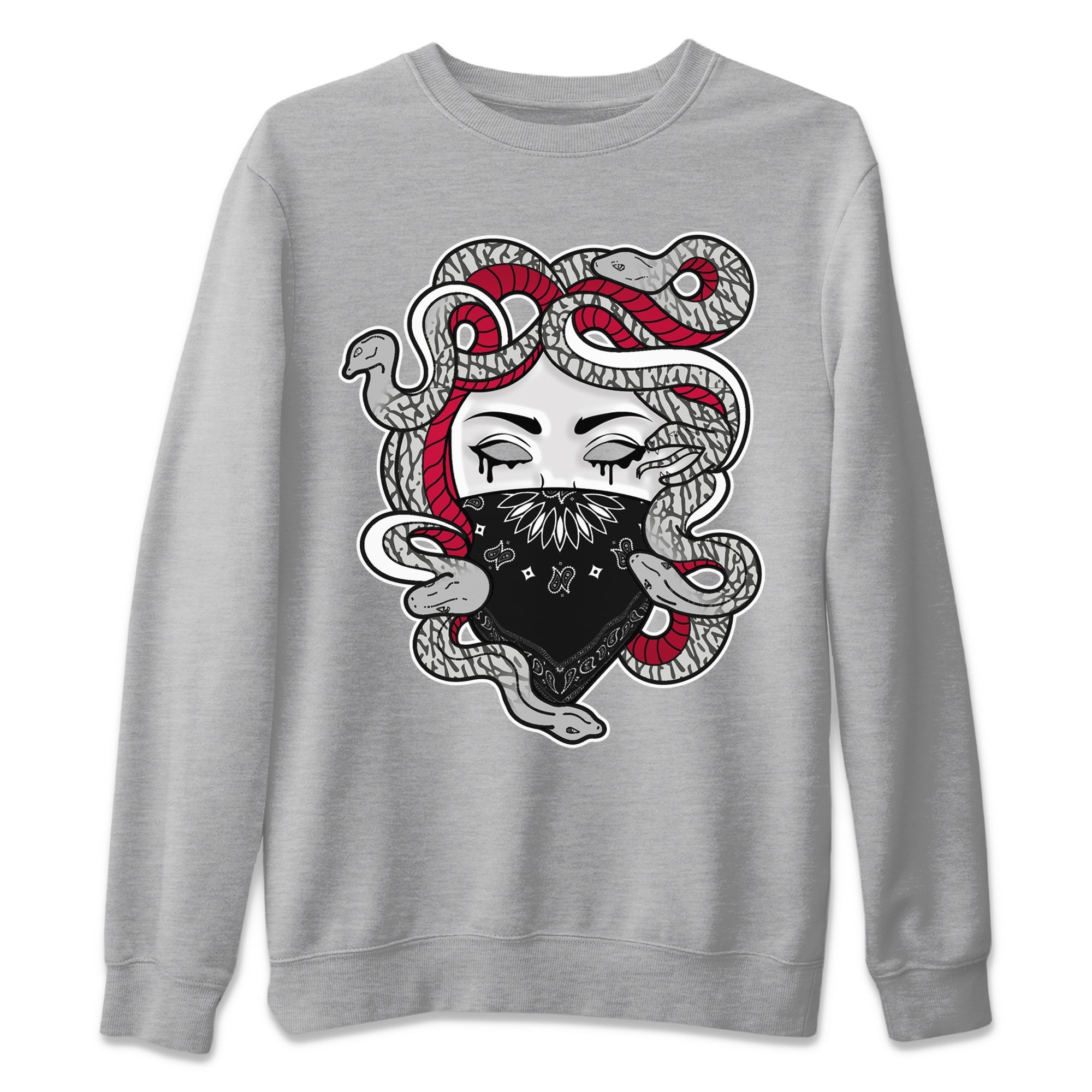 Medusa Unisex Tops - Air Jordan 3 Cardinal