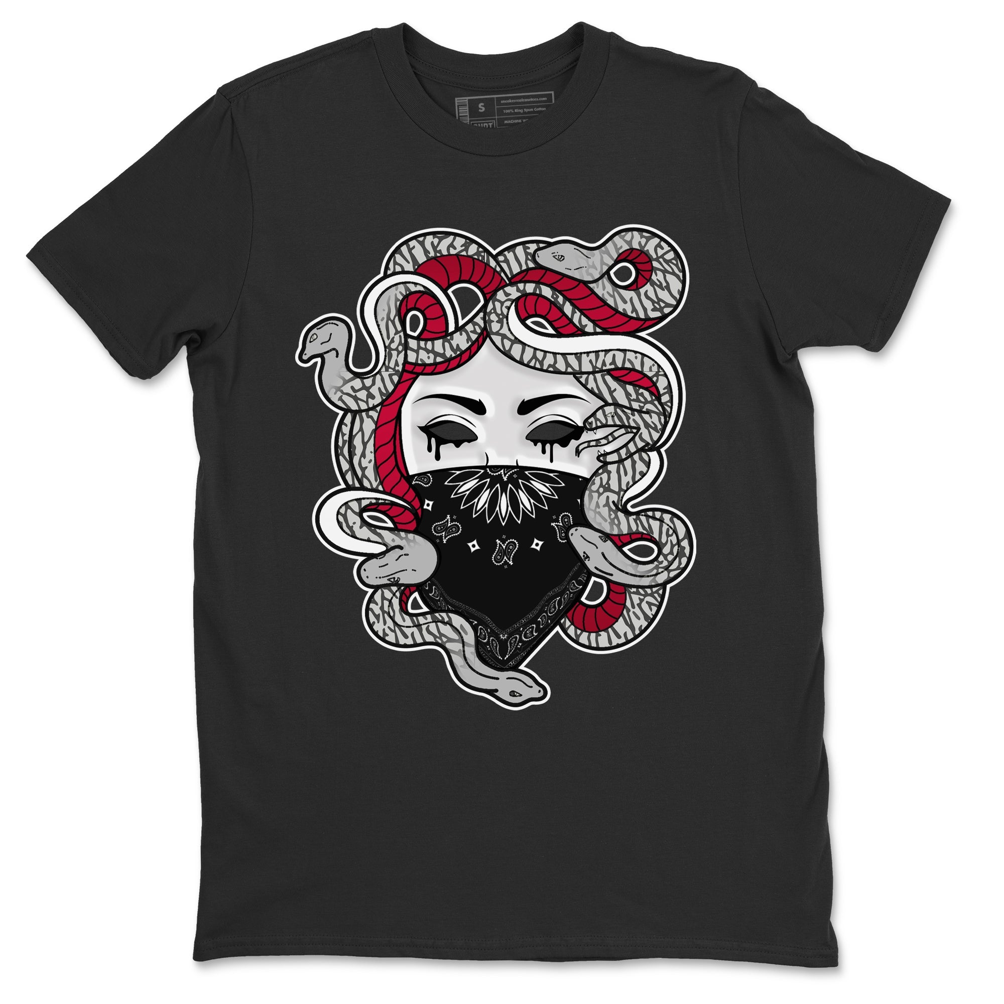 Medusa Unisex Tops - Air Jordan 3 Cardinal