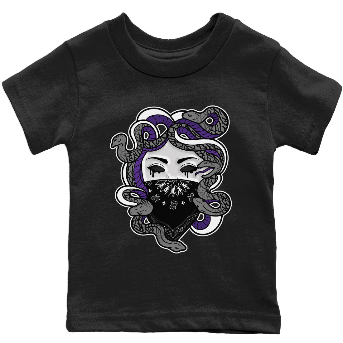Medusa Kids Tops - Air Jordan 3 Dark Iris