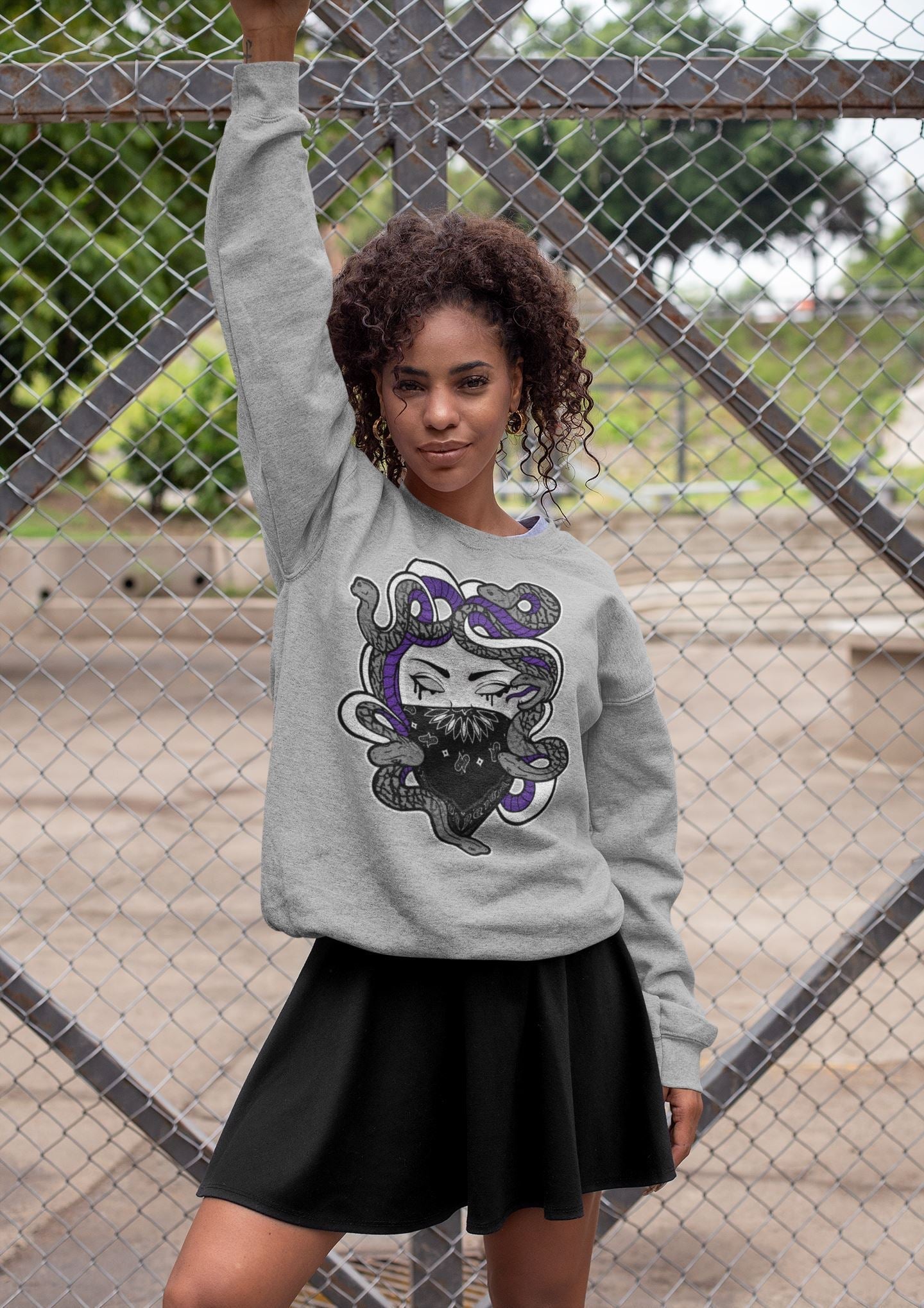 Medusa Unisex Tops - Air Jordan 3 Dark Iris