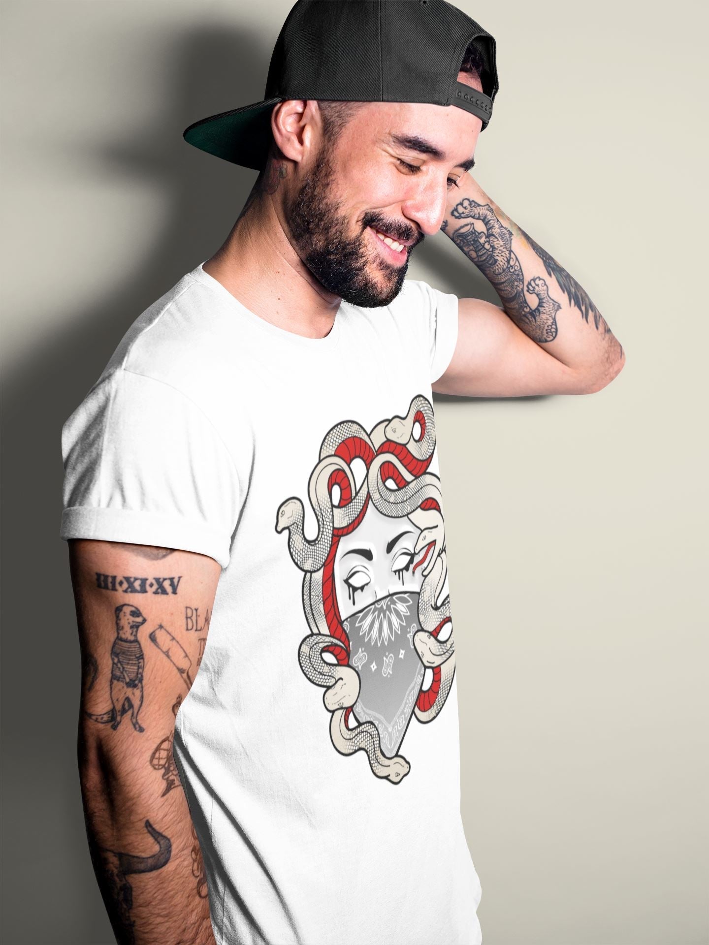 Medusa Unisex Tops - Air Jordan 3 Muslin