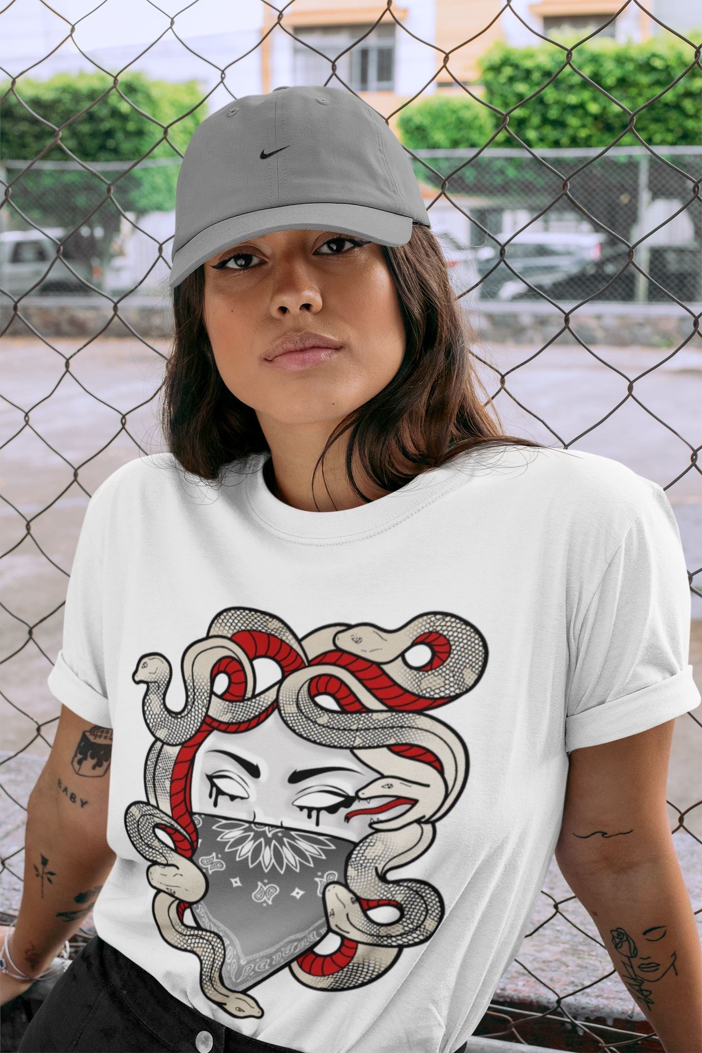 Medusa Unisex Tops - Air Jordan 3 Muslin