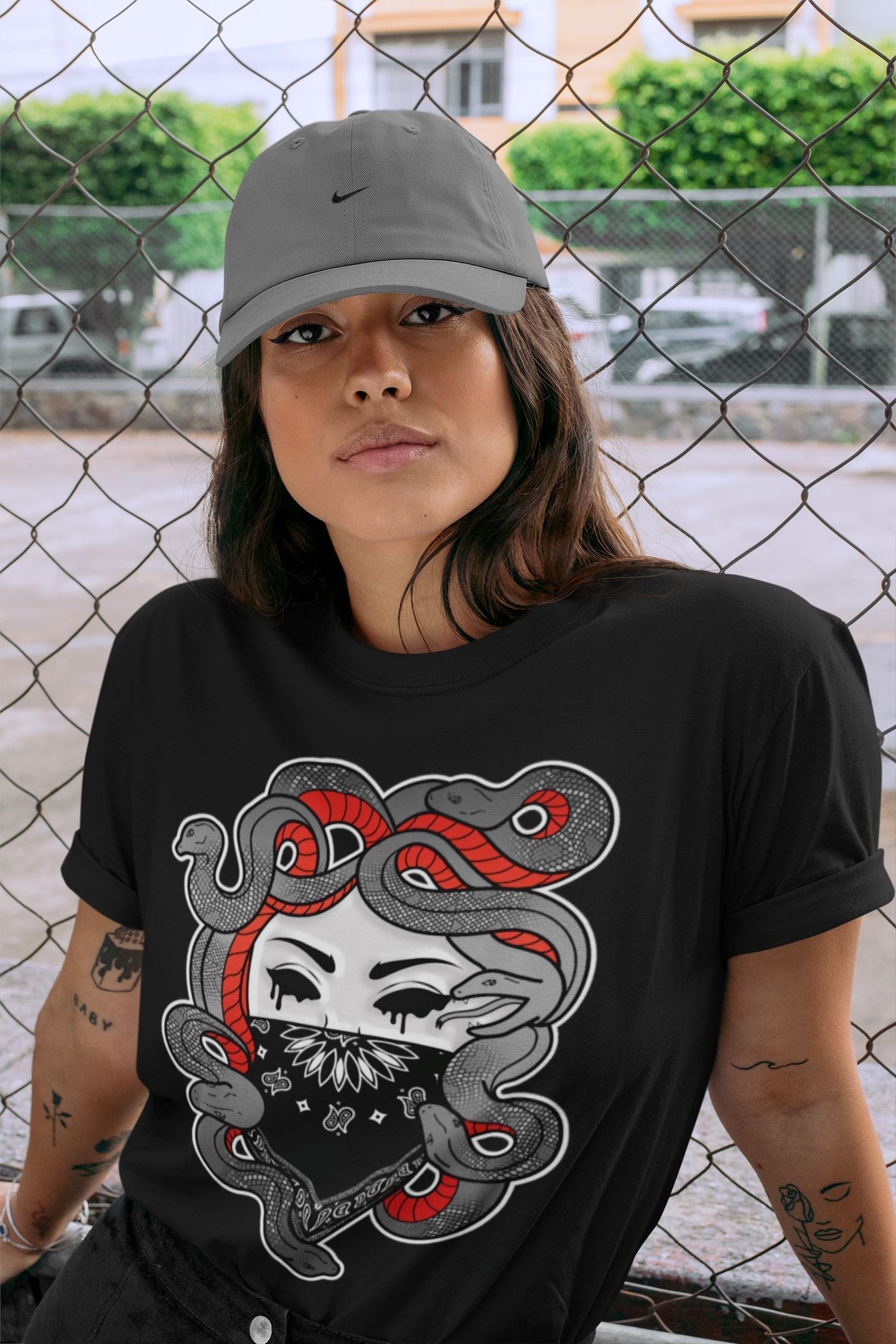 Medusa Unisex Tops - Air Jordan 4 Infrared
