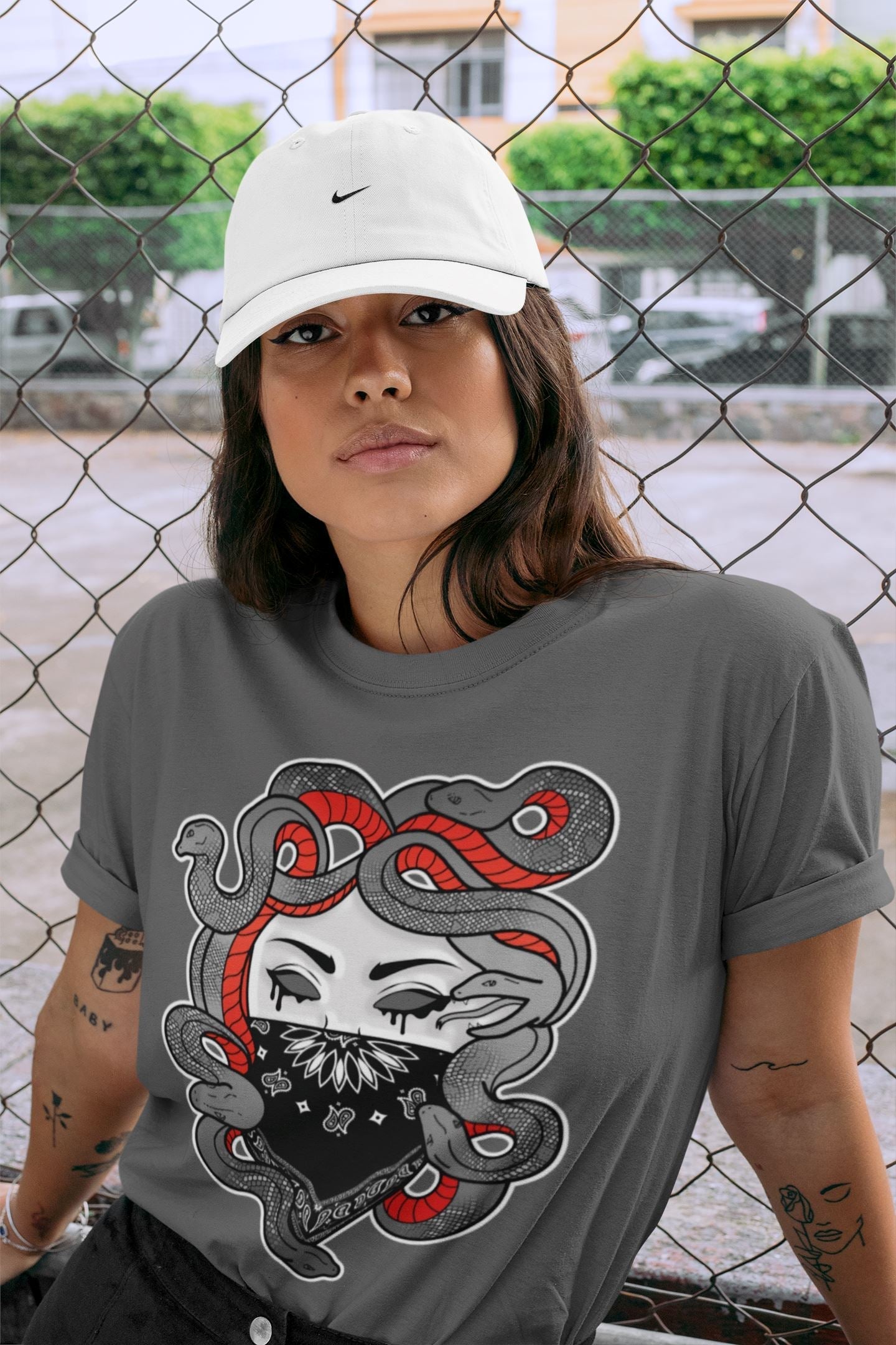 Medusa Unisex Tops - Air Jordan 4 Infrared
