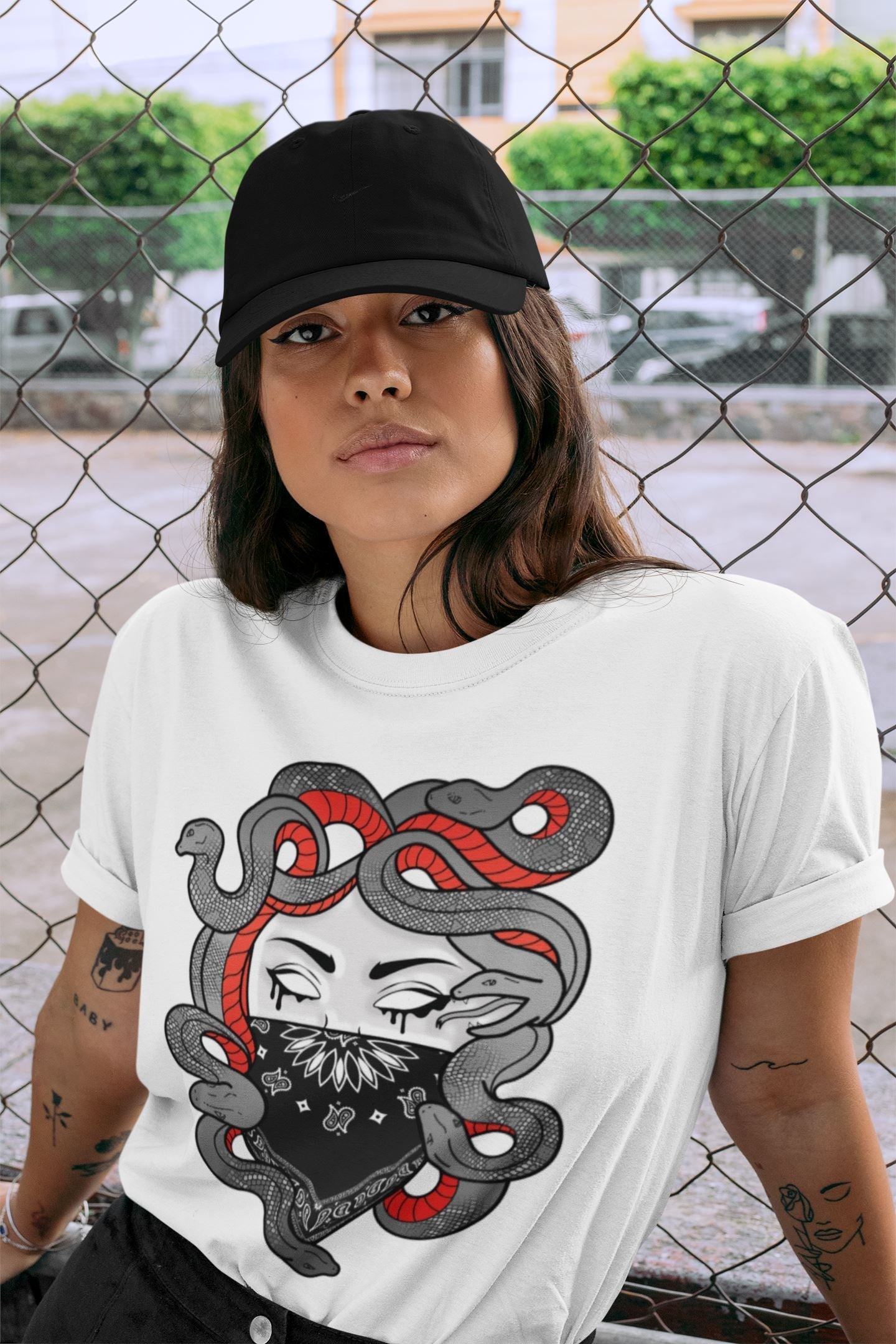 Medusa Unisex Tops - Air Jordan 4 Infrared