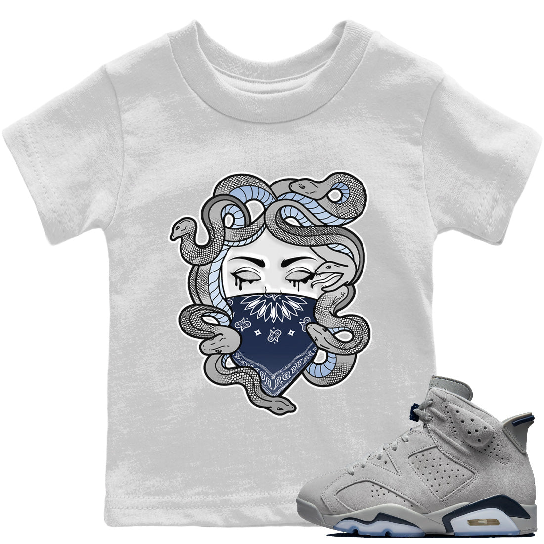 Medusa Kids Tops - Air Jordan 6 Georgetown