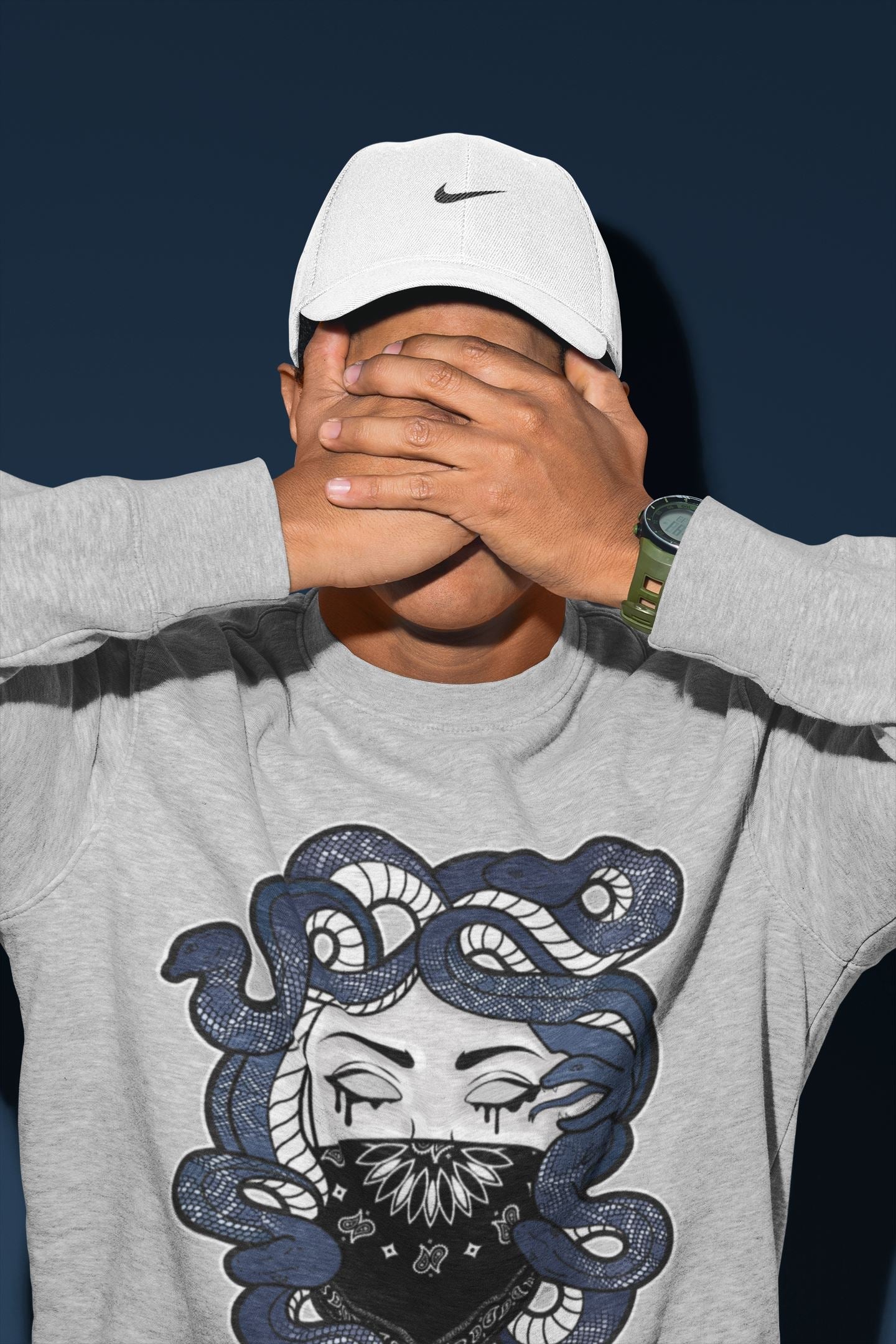 Medusa Unisex Tops - Air Jordan 6 Midnight Navy