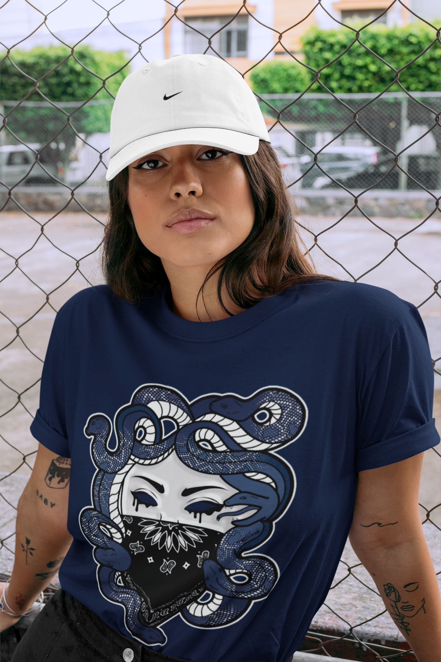 Medusa Unisex Tops - Air Jordan 6 Midnight Navy