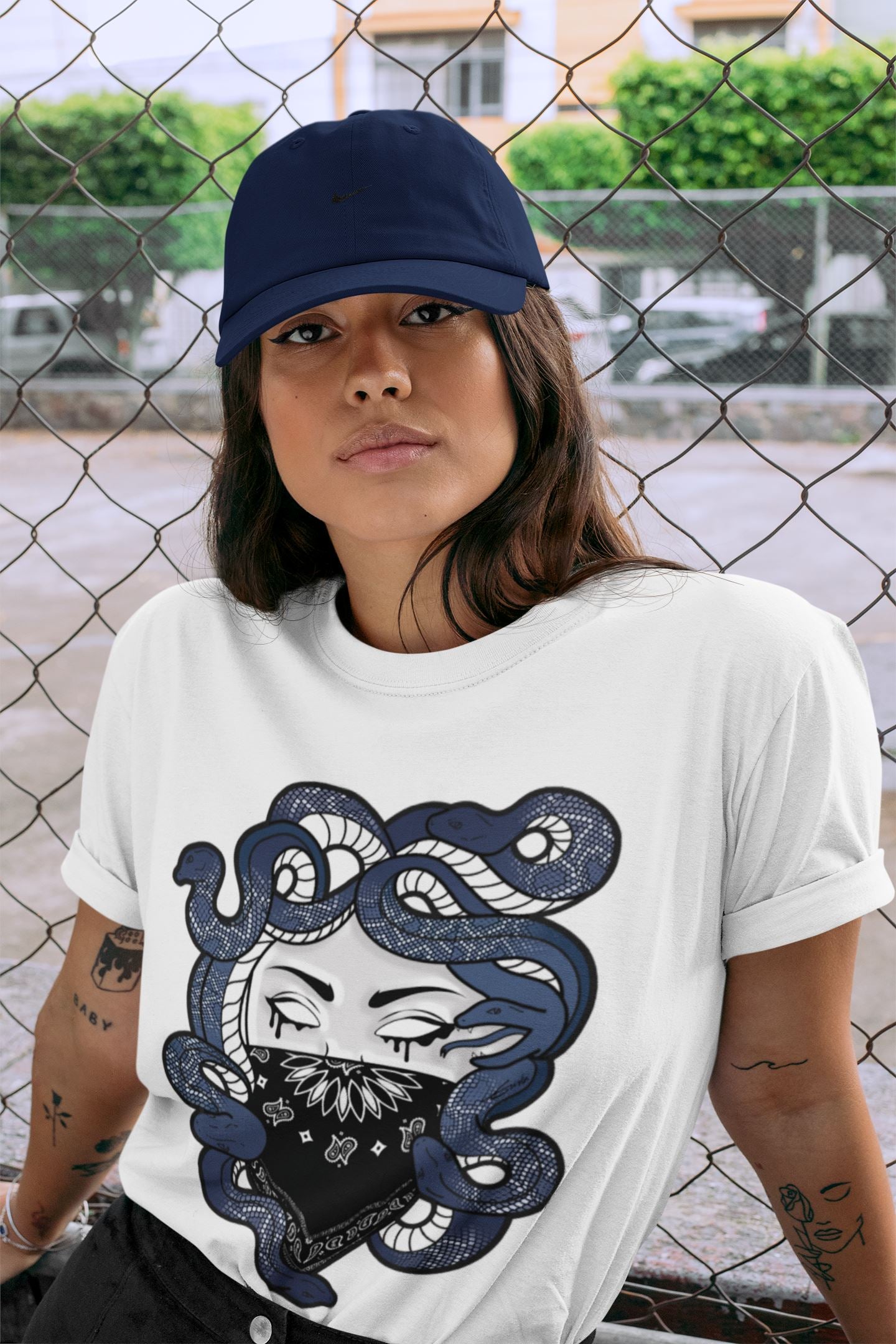 Medusa Unisex Tops - Air Jordan 6 Midnight Navy
