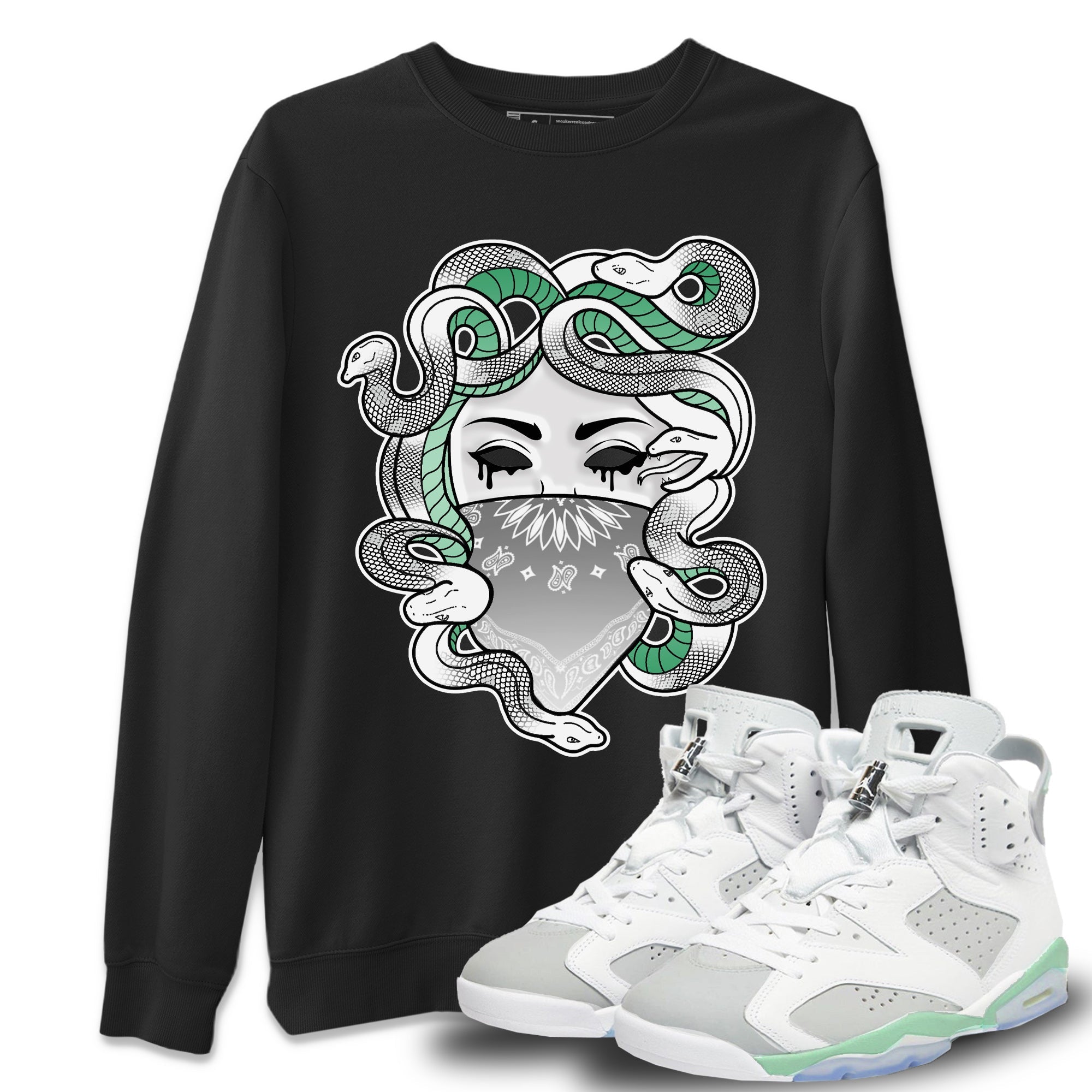 Medusa Unisex Tops - Air Jordan 6 Mint Foam