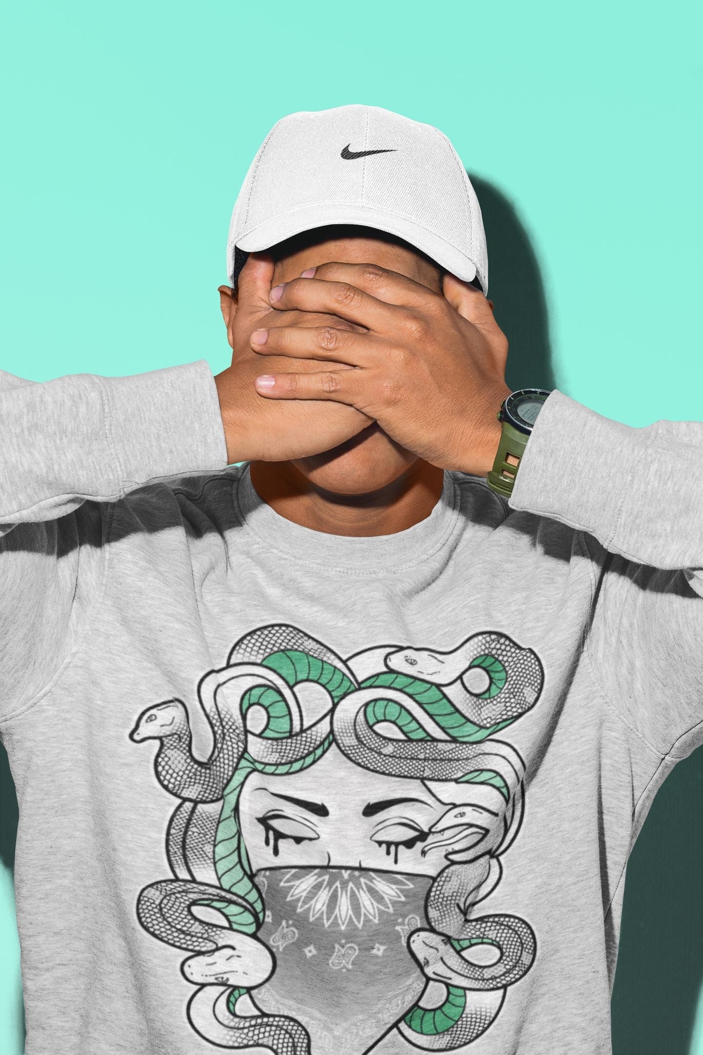 Medusa Unisex Tops - Air Jordan 6 Mint Foam