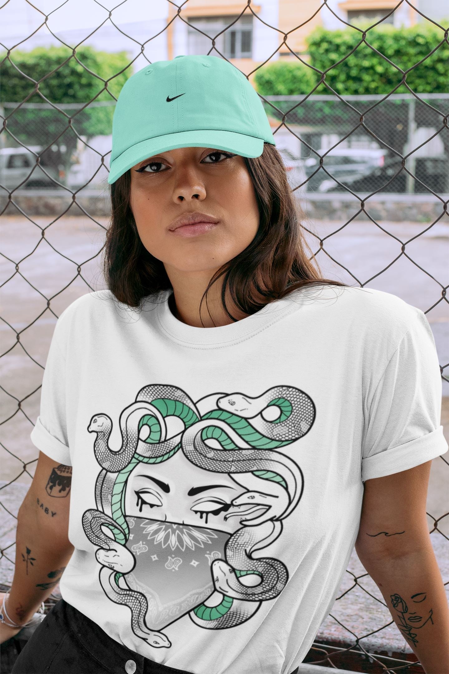 Medusa Unisex Tops - Air Jordan 6 Mint Foam