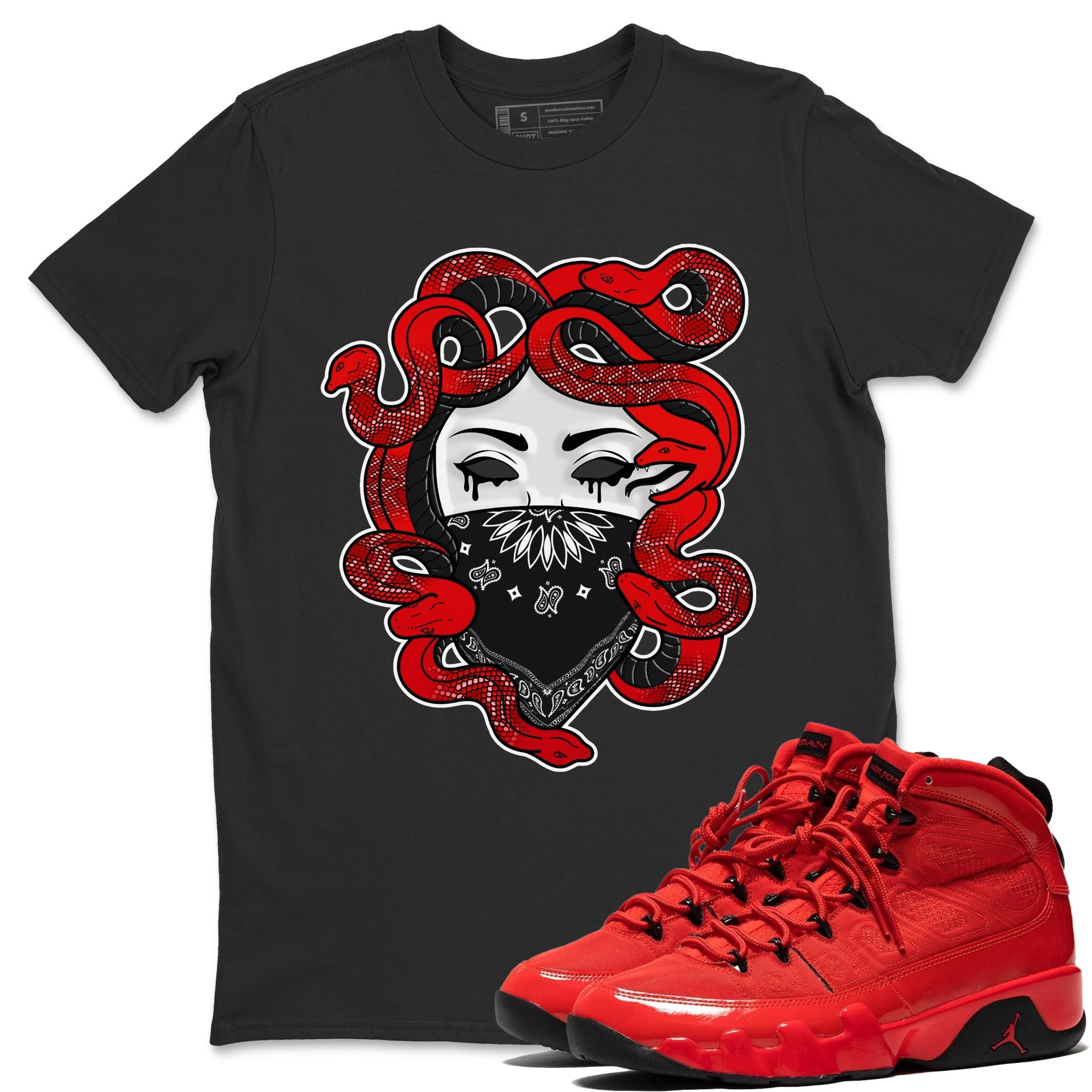 Medusa Unisex Tops - Air Jordan 9 Chile Red