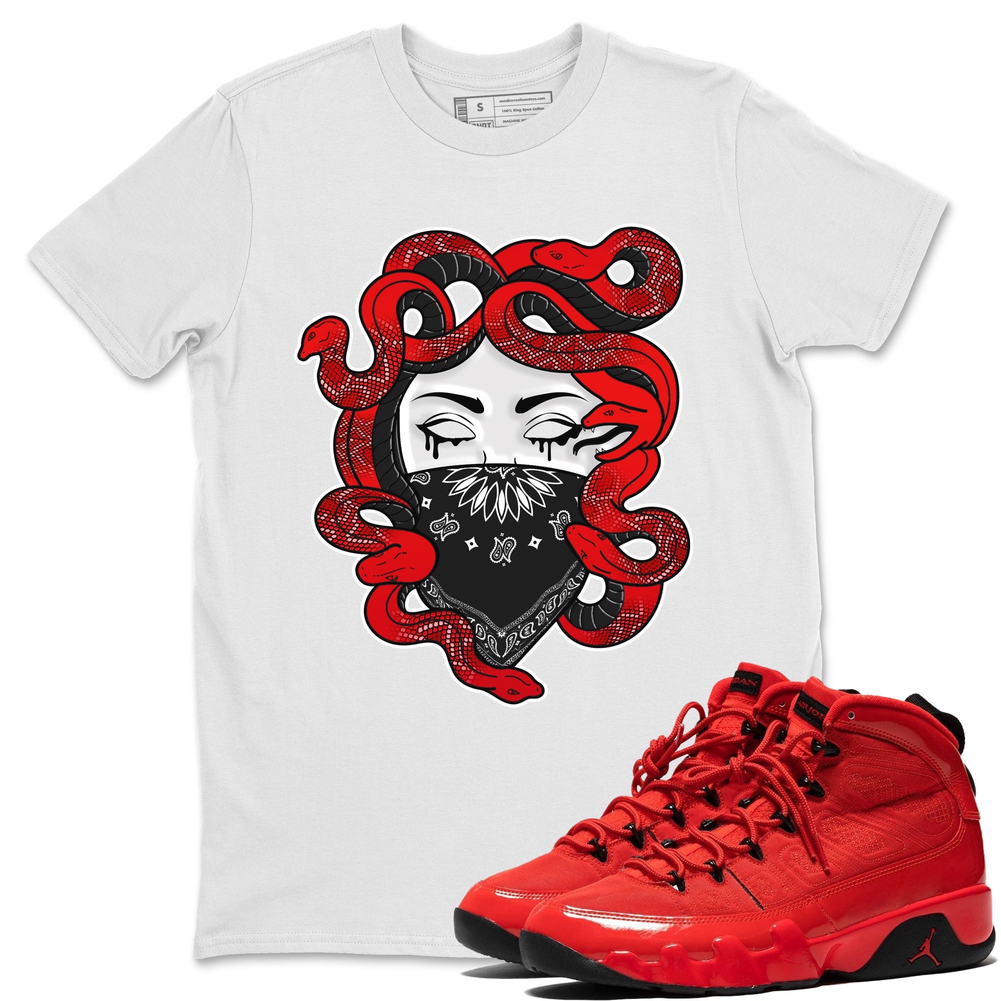 Medusa Unisex Tops - Air Jordan 9 Chile Red