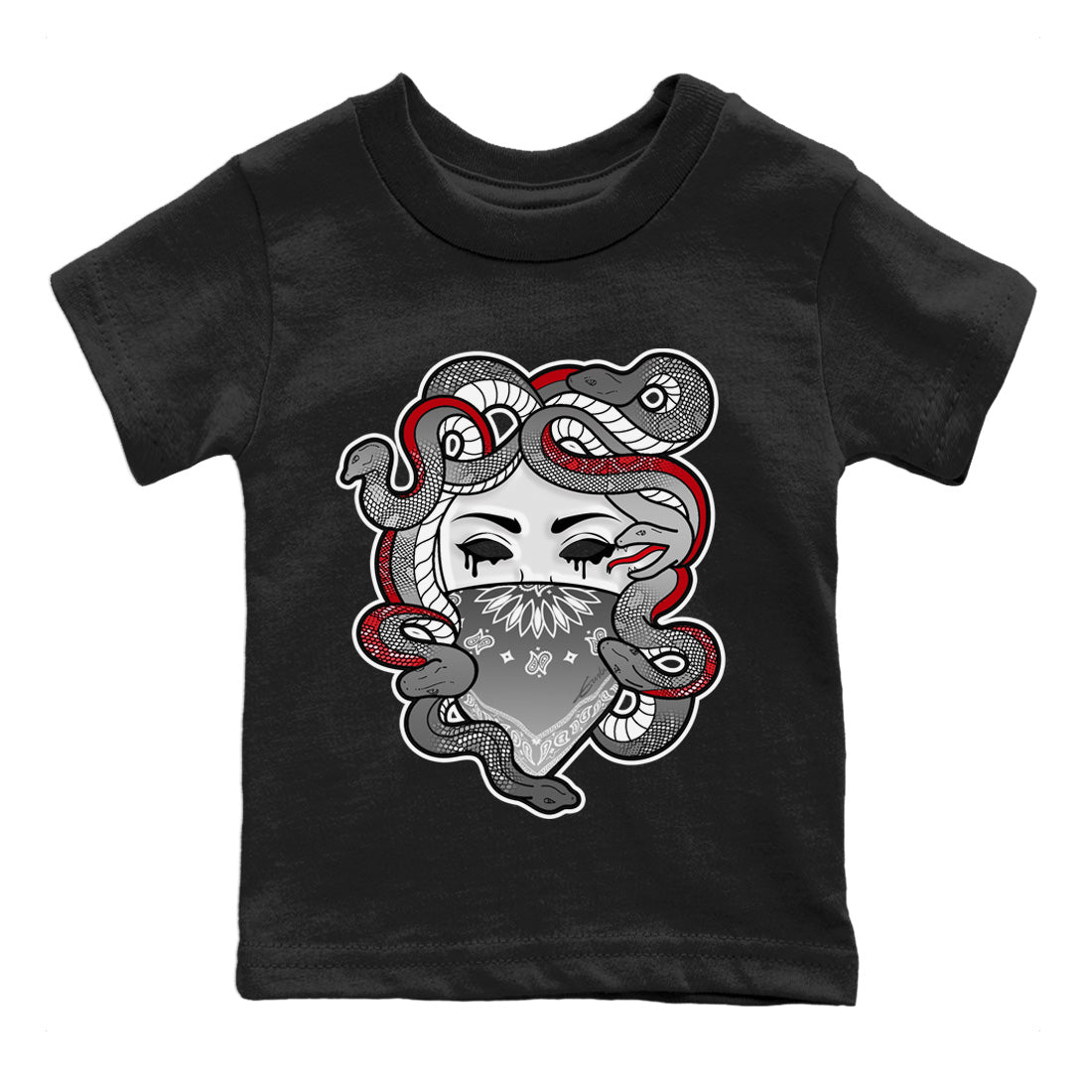 Medusa Kids Tops - Air Jordan 9 Fire Red