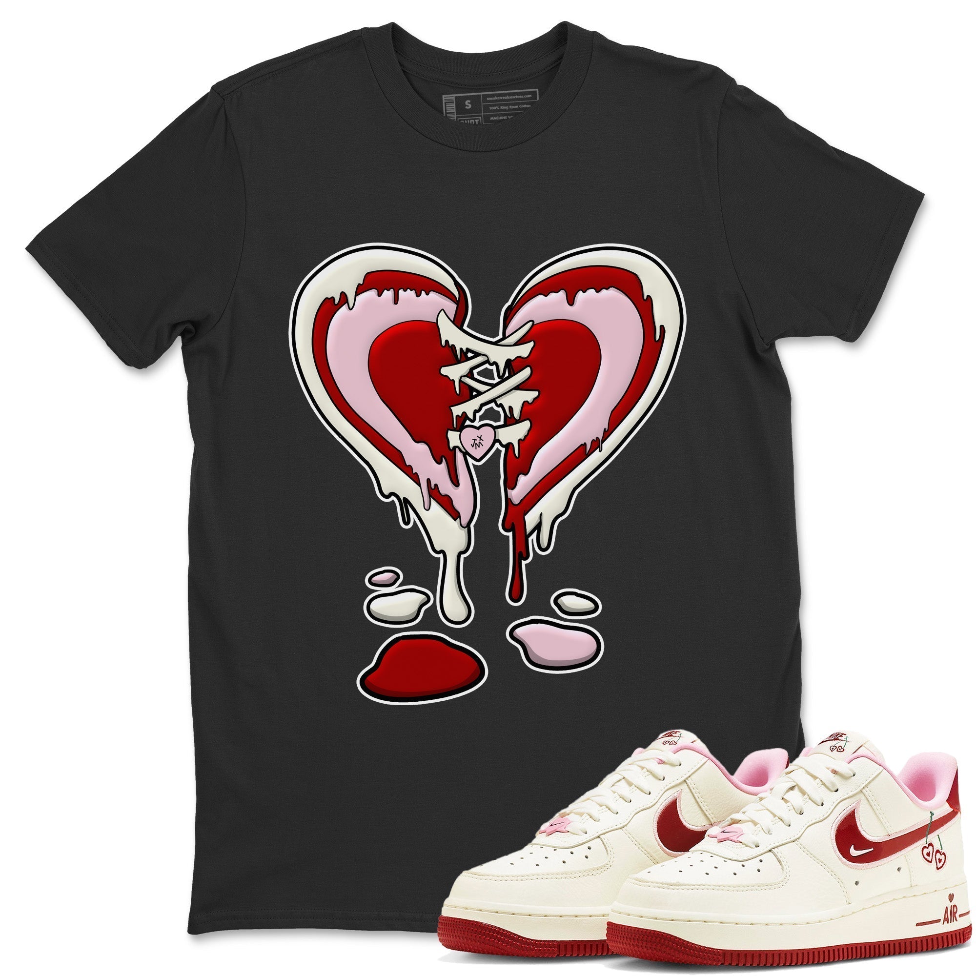 Melting Heart Unisex Tops - Air Force 1 Valentines Day