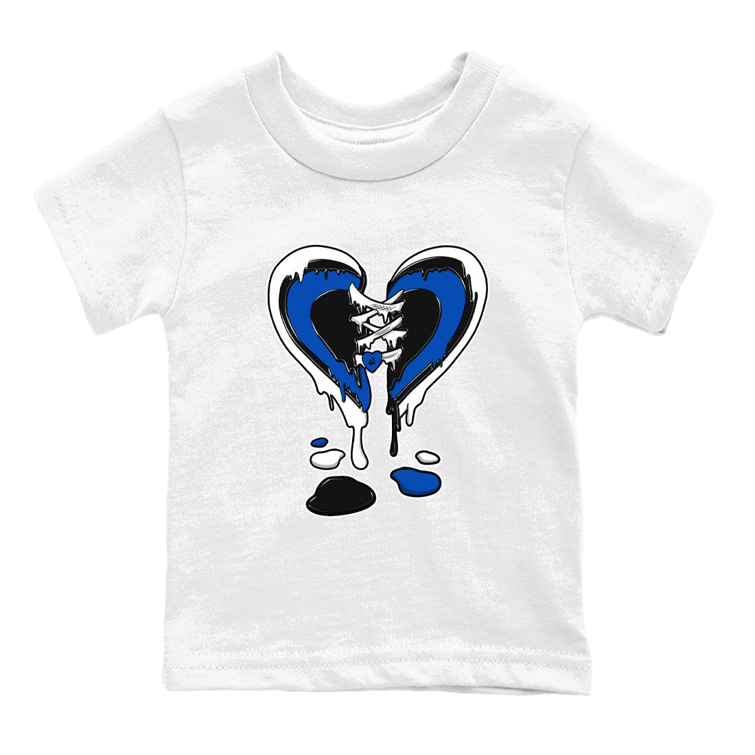 Melting Heart snkmatch Tees Kids - Air Jordan 1 Game Royal